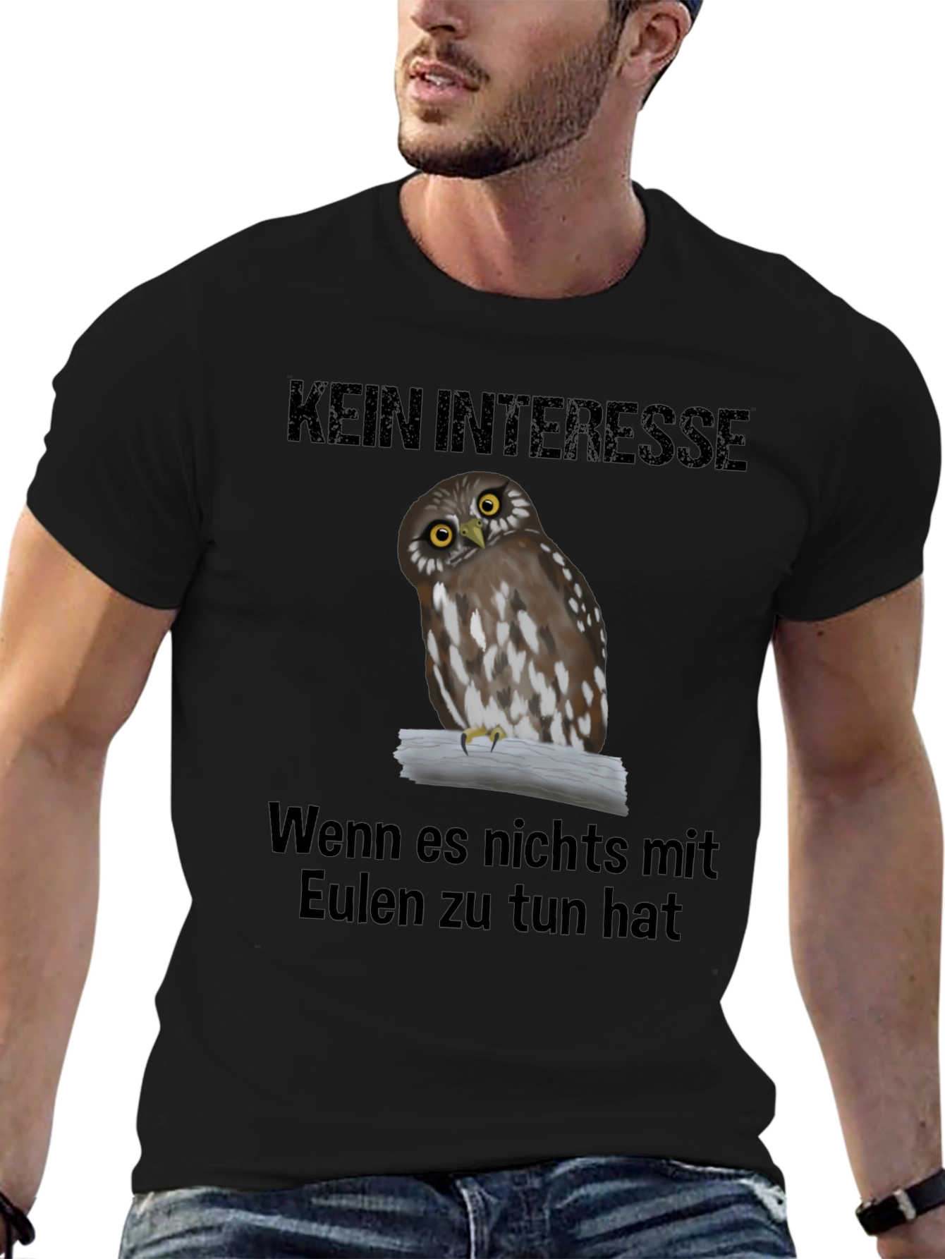 Owl T-Shirt: Kein Interesse - Unless Its About Owls