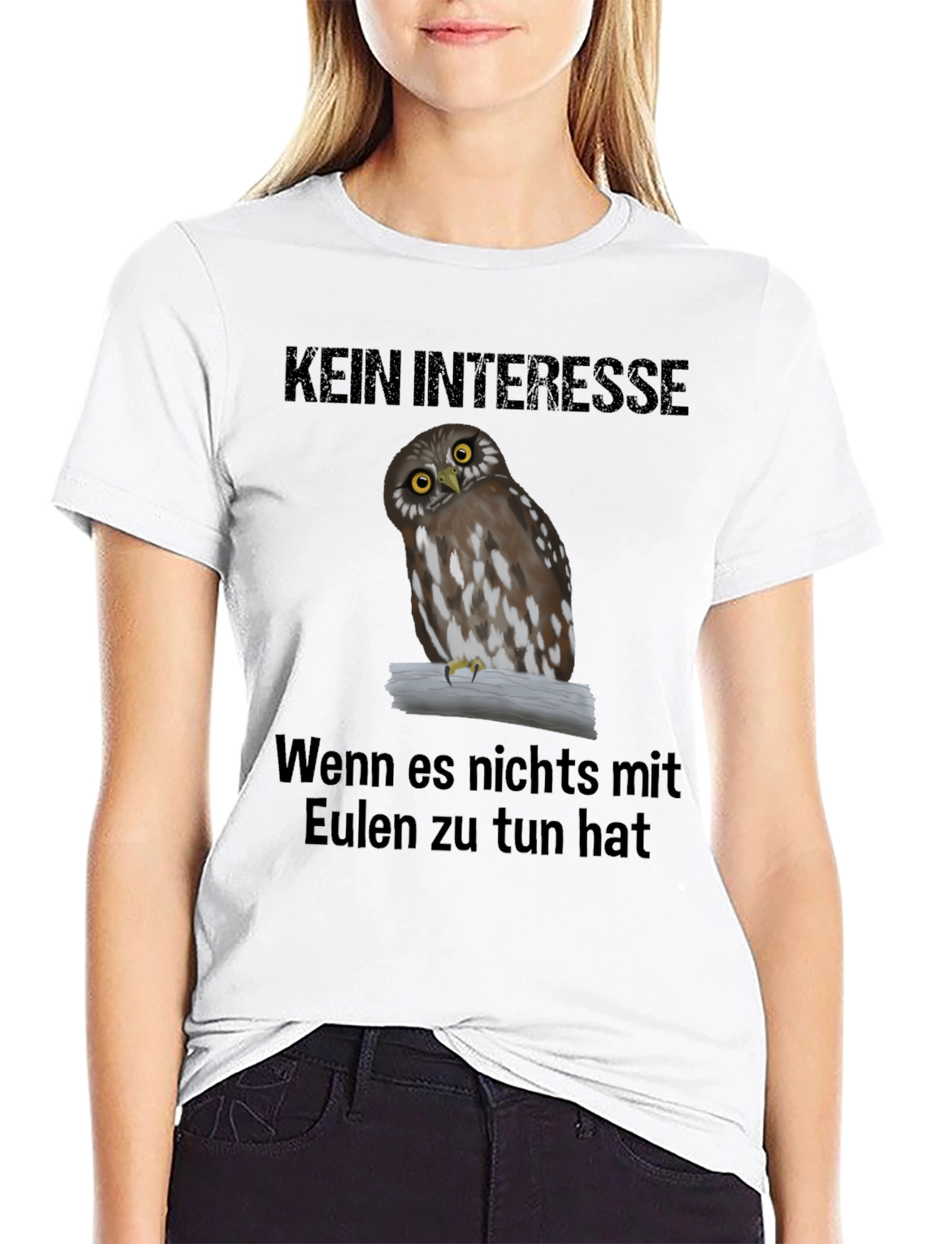 Owl T-Shirt: Kein Interesse - Unless Its About Owls