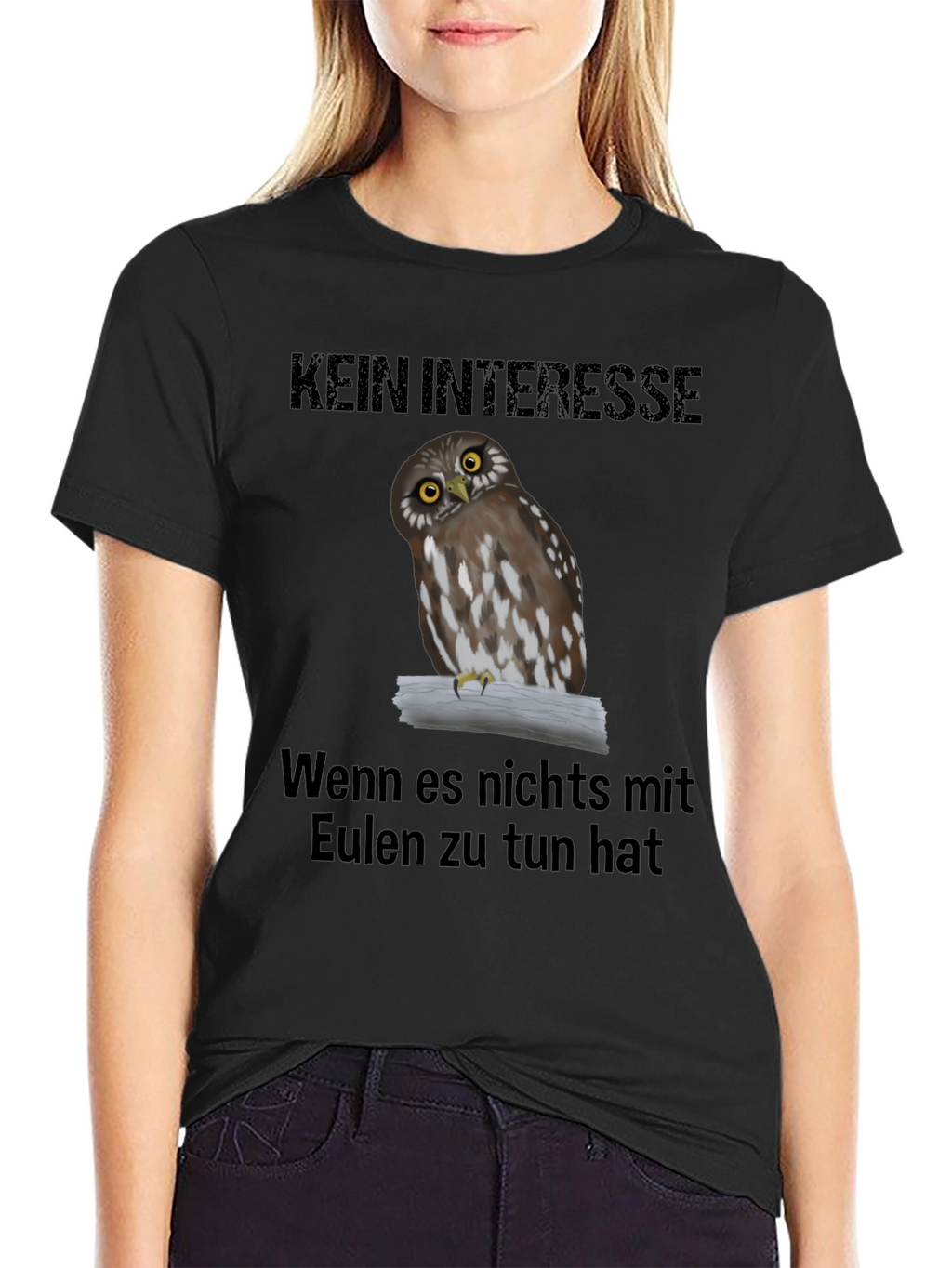 Owl T-Shirt: Kein Interesse - Unless Its About Owls