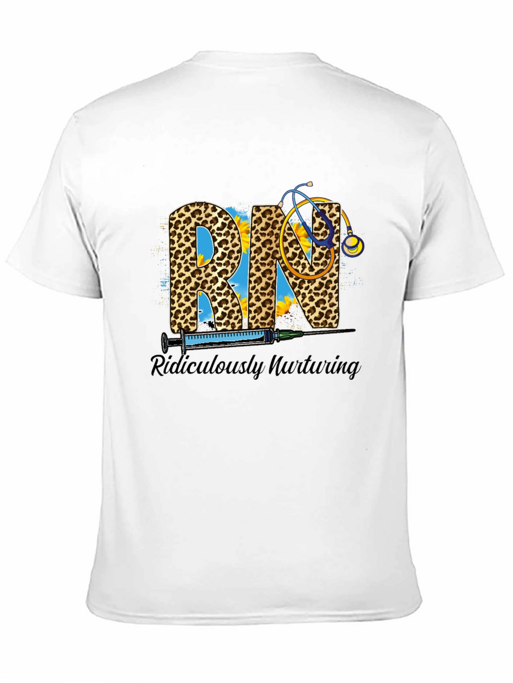 RN Leopard Print Graphic T-Shirt