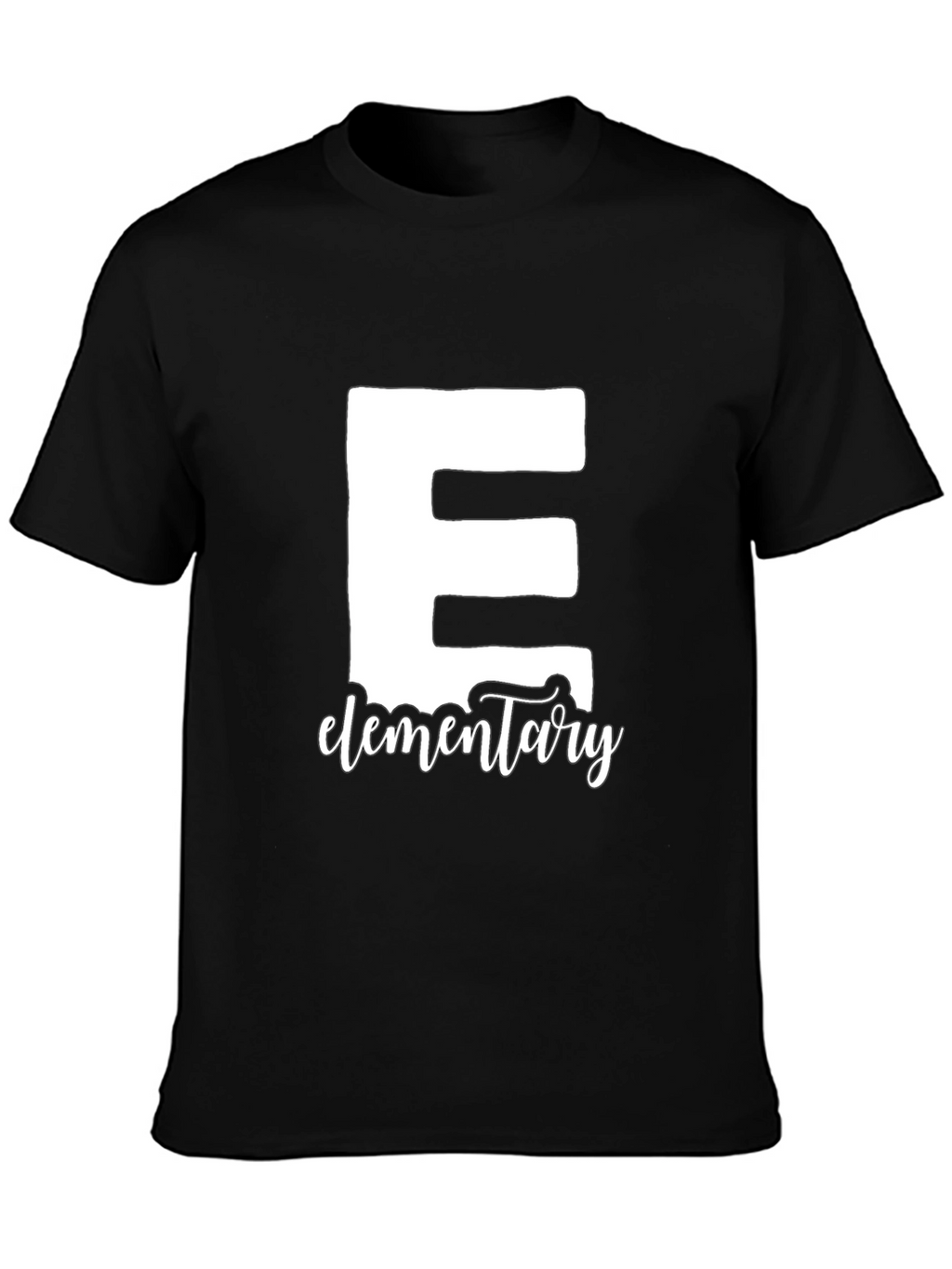 Elementary School Teacher T-Shirt - Black Cotton Tee