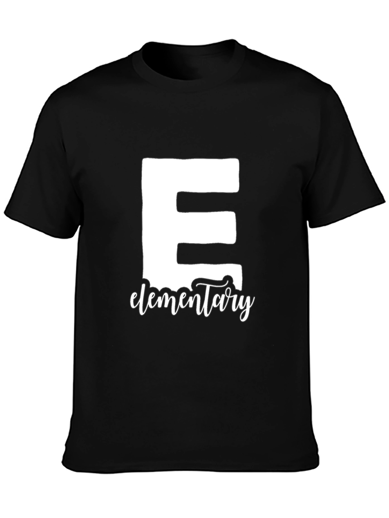 Elementary School Teacher T-Shirt - Black Cotton Tee