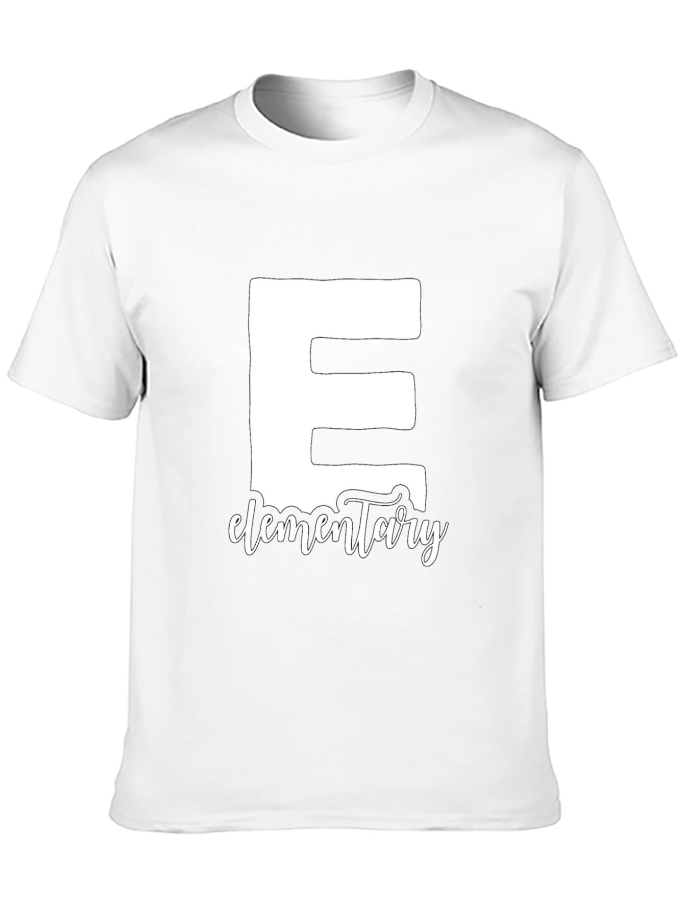 Elementary School Teacher T-Shirt - Black Cotton Tee