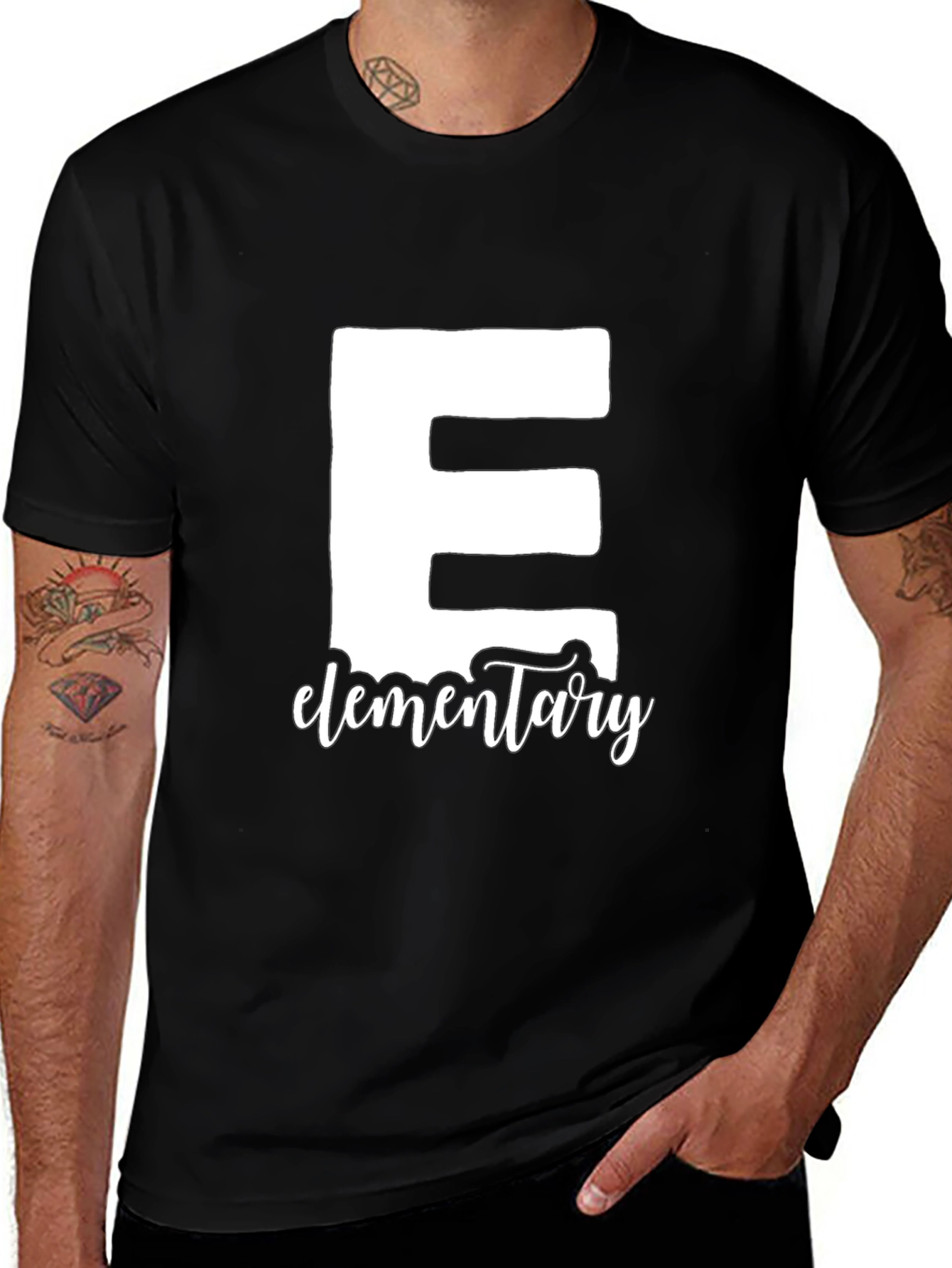 Elementary School Teacher T-Shirt - Black Cotton Tee
