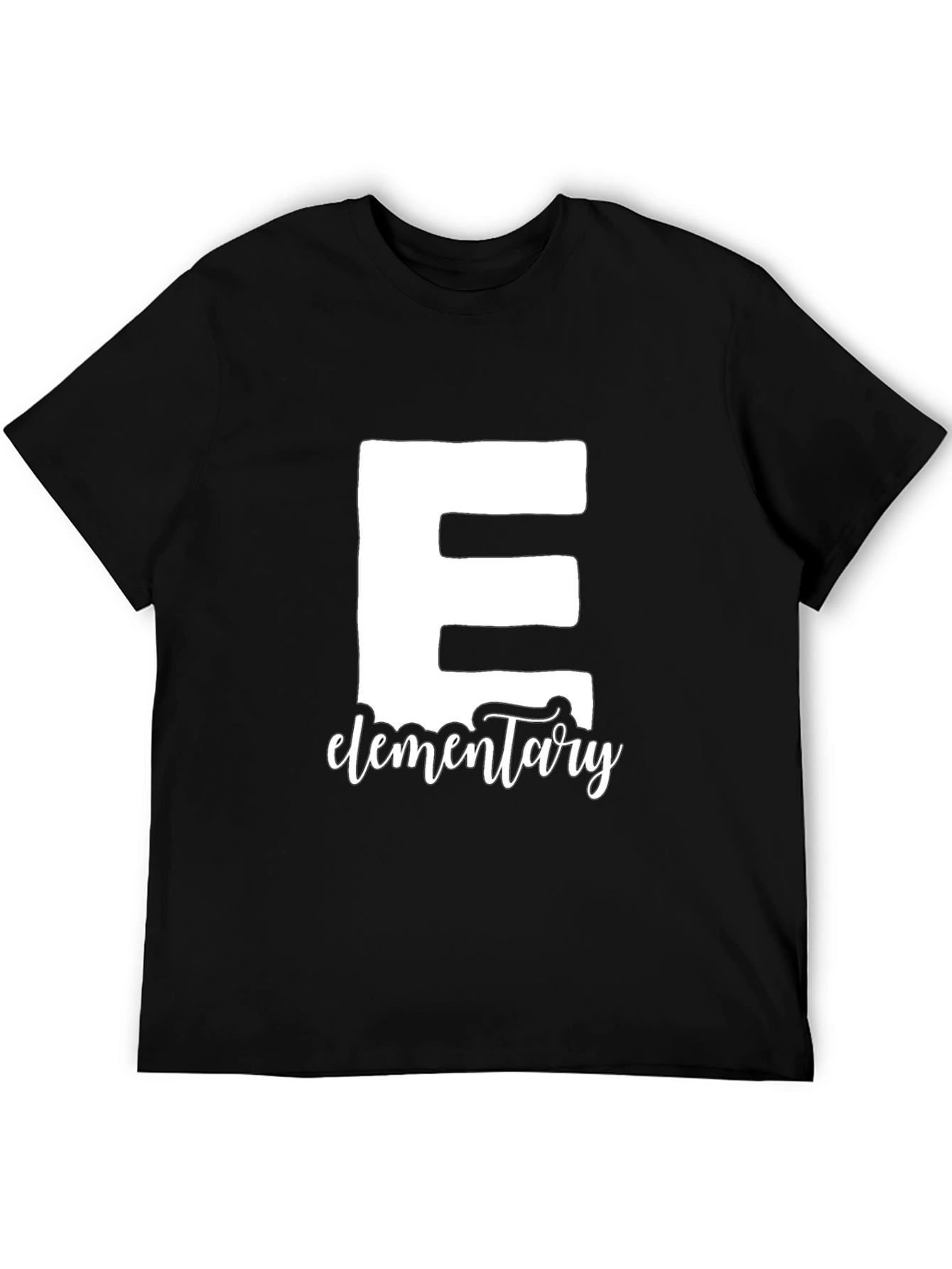 Elementary School Teacher T-Shirt - Black Cotton Tee