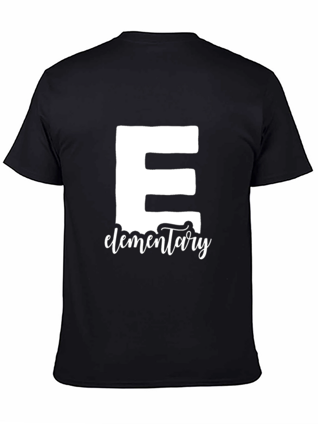 Elementary School Teacher T-Shirt - Black Cotton Tee
