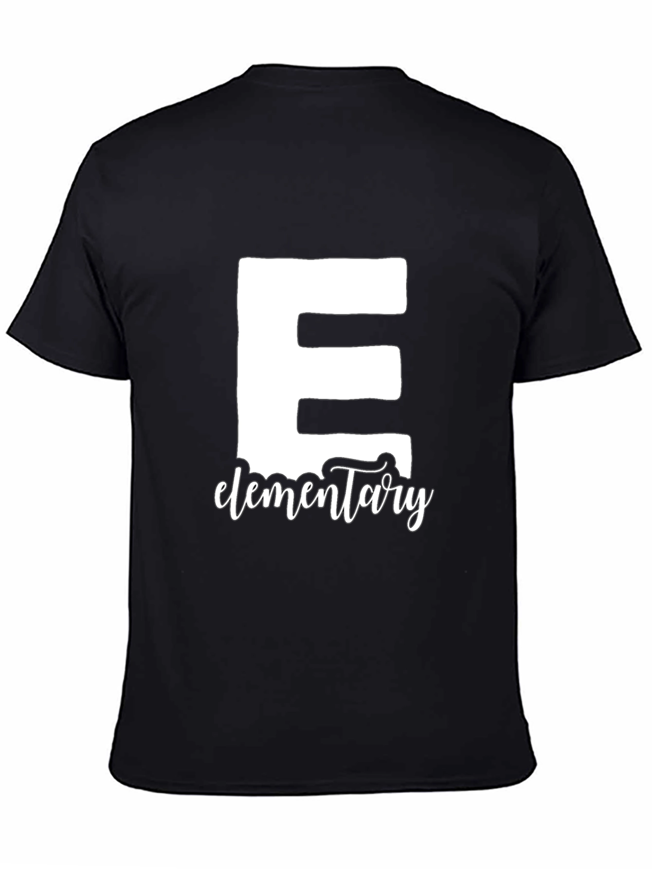 Elementary School Teacher T-Shirt - Black Cotton Tee
