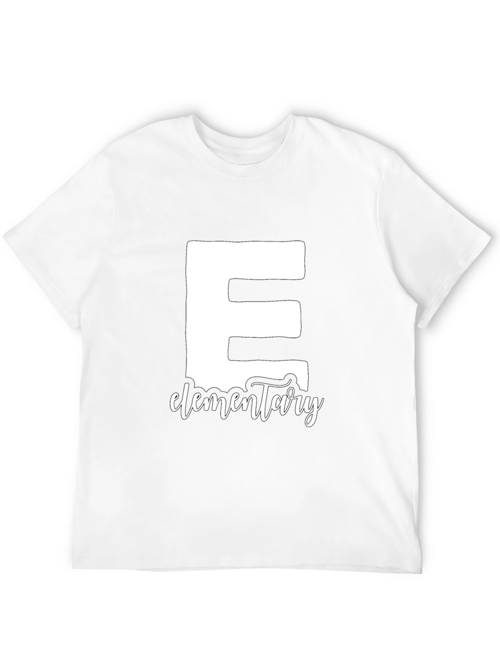 Elementary School Teacher T-Shirt - Black Cotton Tee