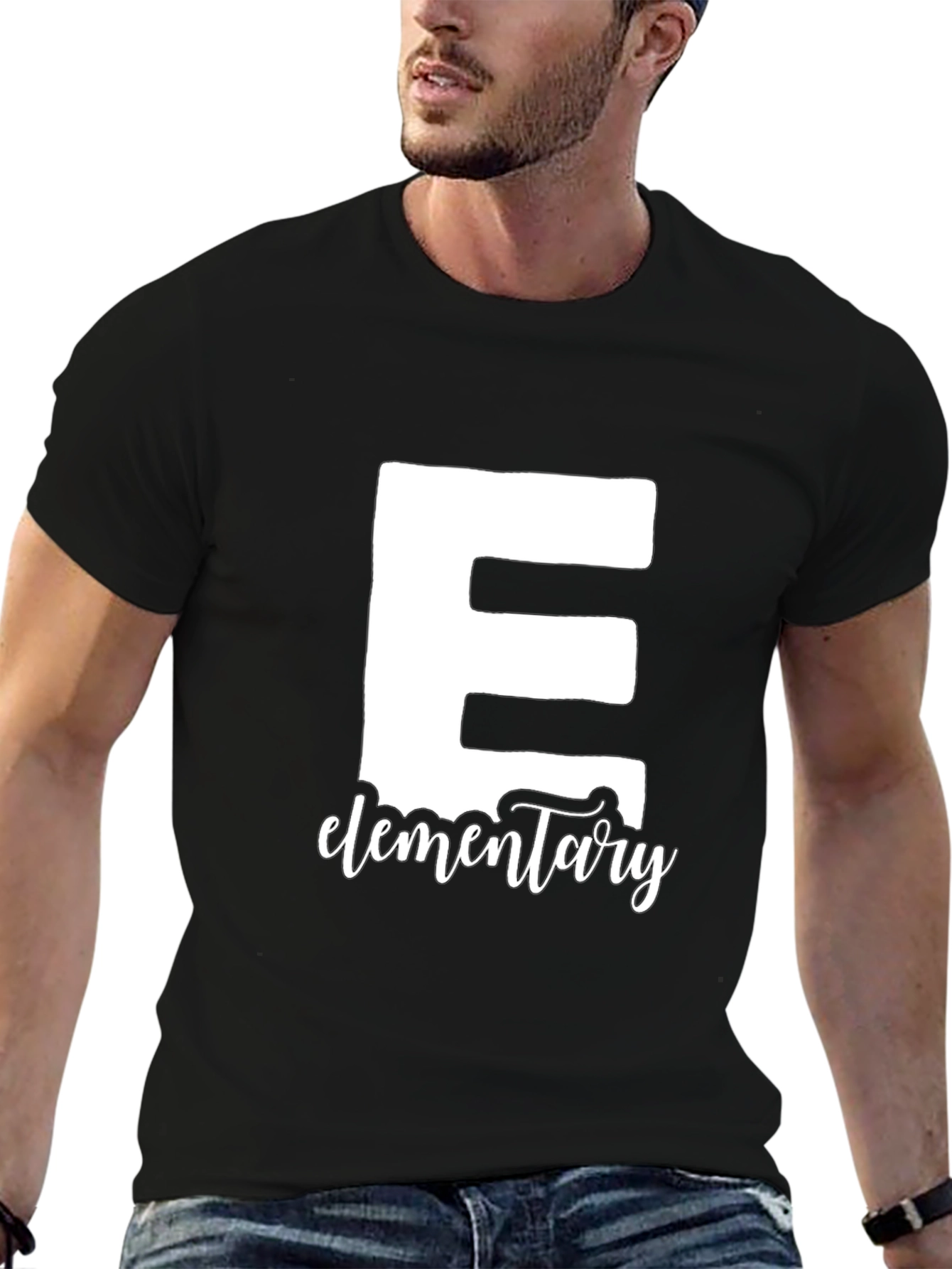 Elementary School Teacher T-Shirt - Black Cotton Tee