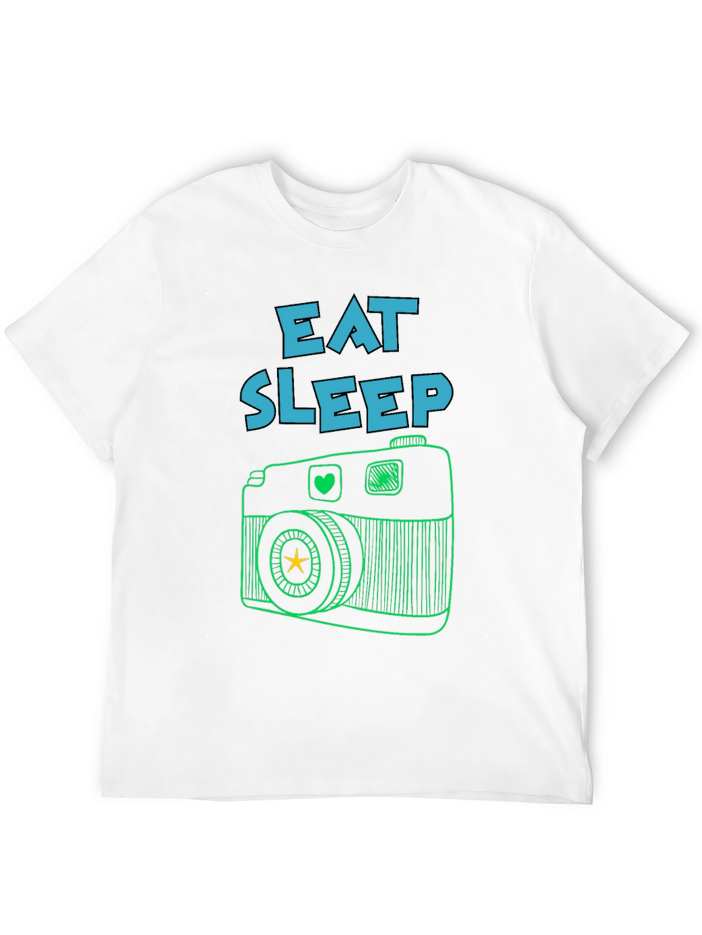 Eat Sleep Camera T-Shirt -  Photography Lover Tee