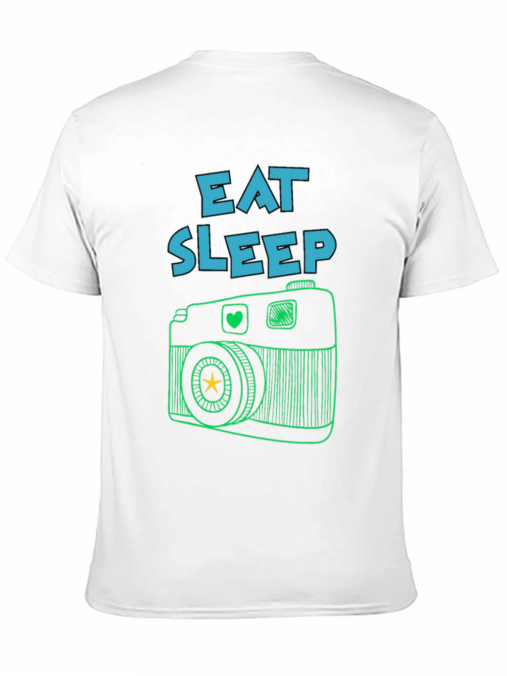 Eat Sleep Camera T-Shirt -  Photography Lover Tee