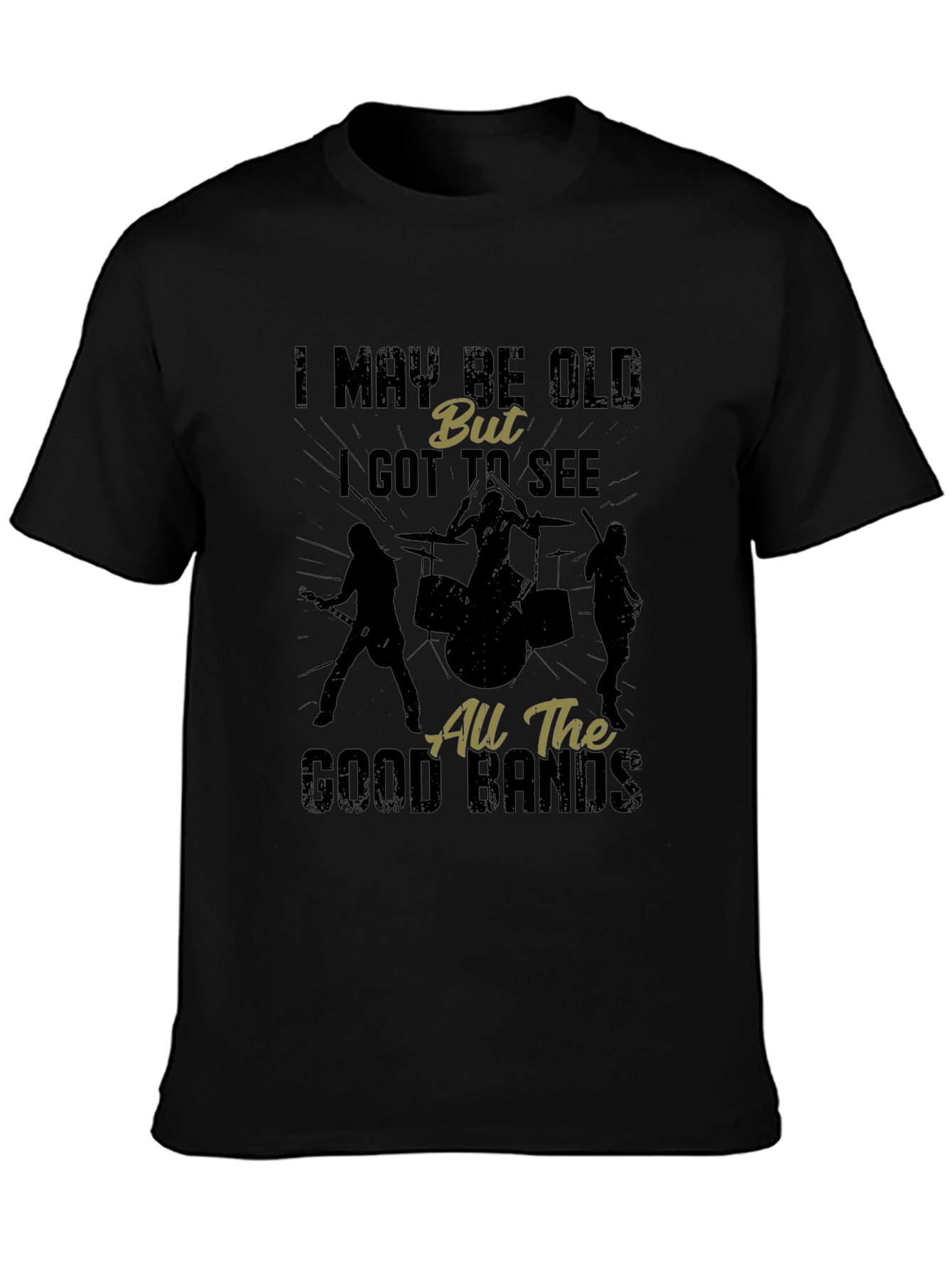 Vintage Rock Band T-Shirt - I May Be Old But...