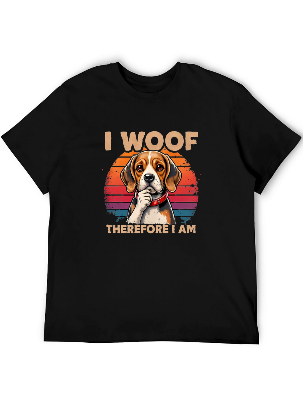 I Woof Therefore I Am Dog T-Shirt