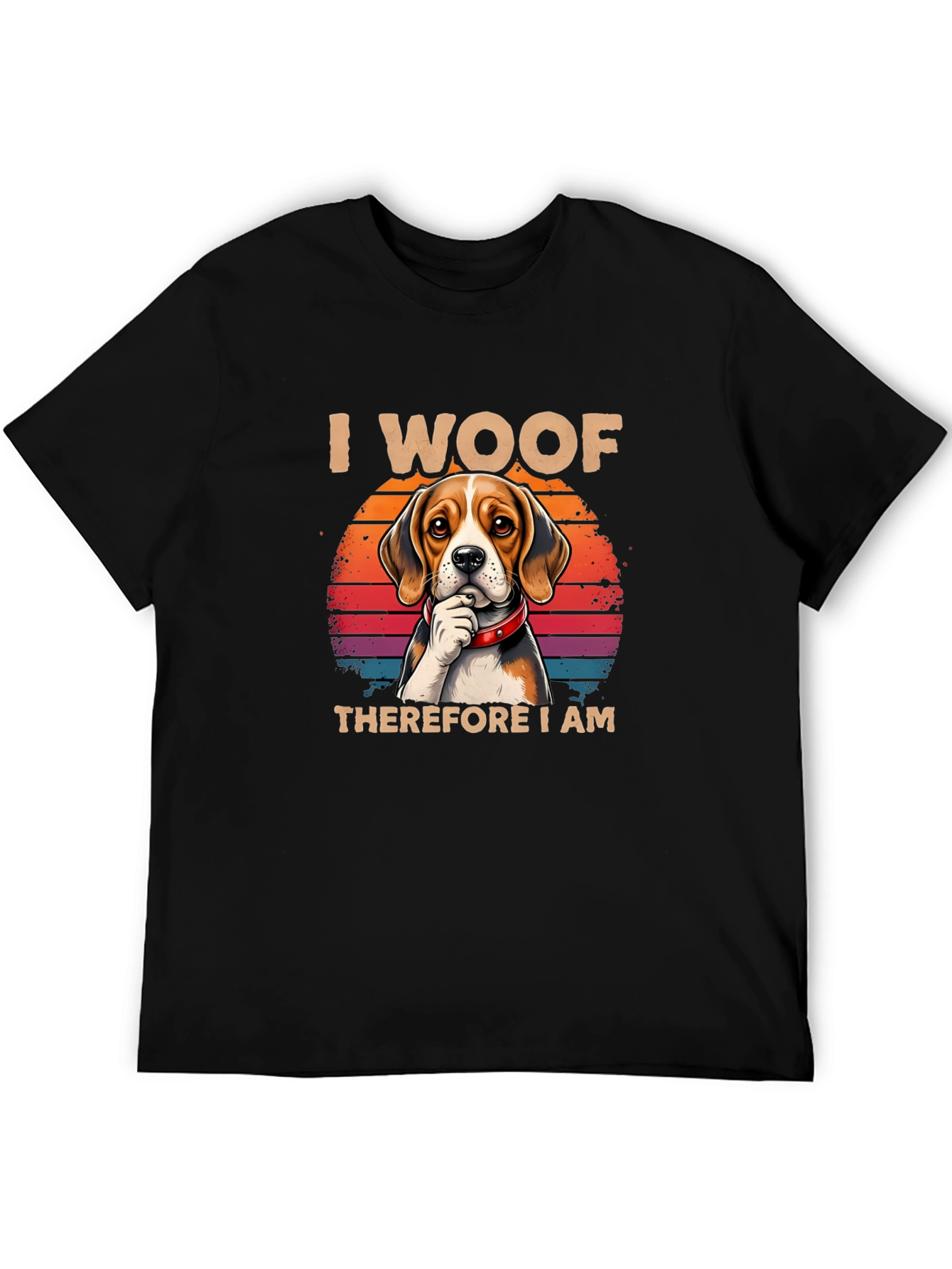 I Woof Therefore I Am Dog T-Shirt