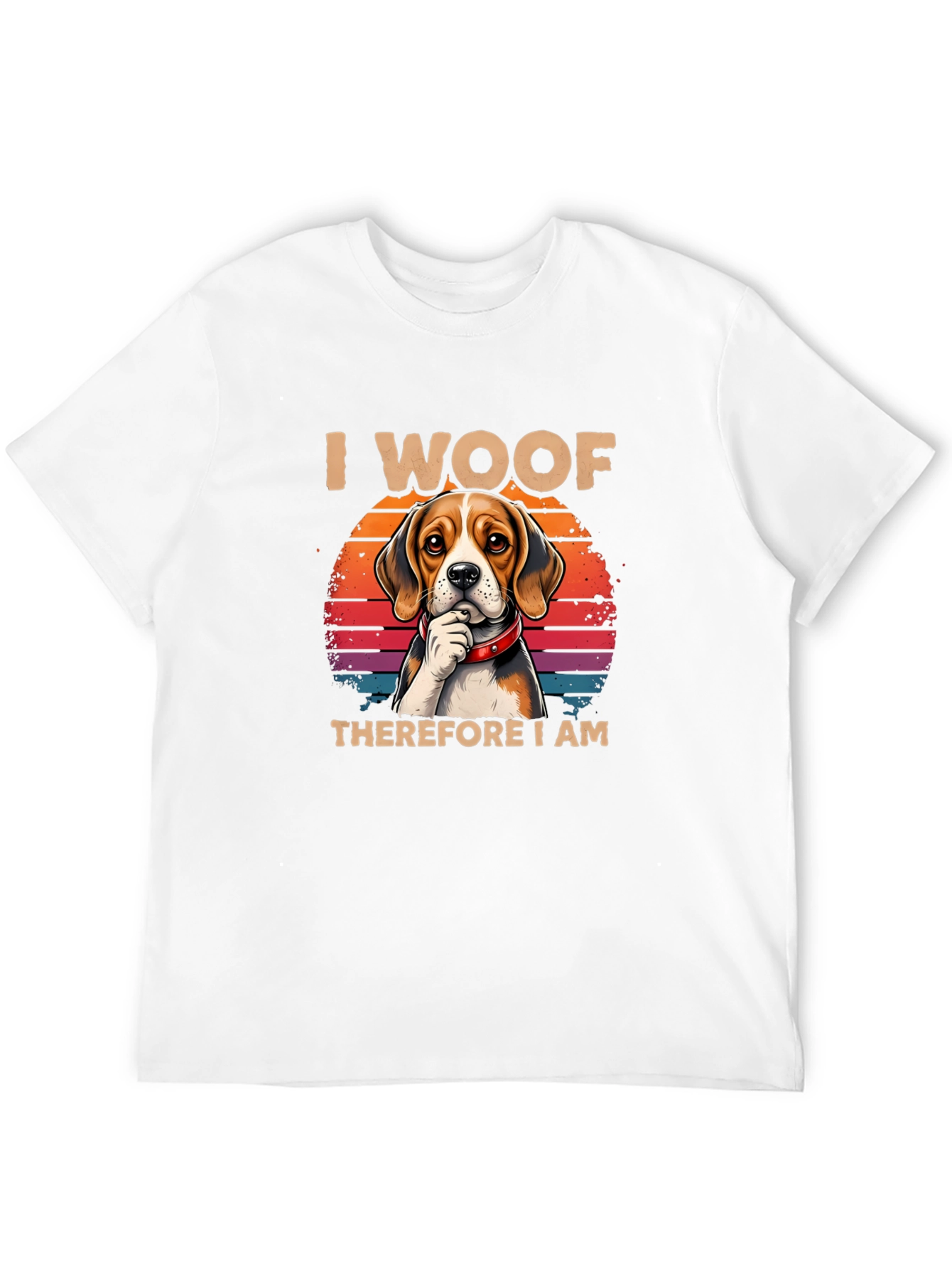 I Woof Therefore I Am Dog T-Shirt