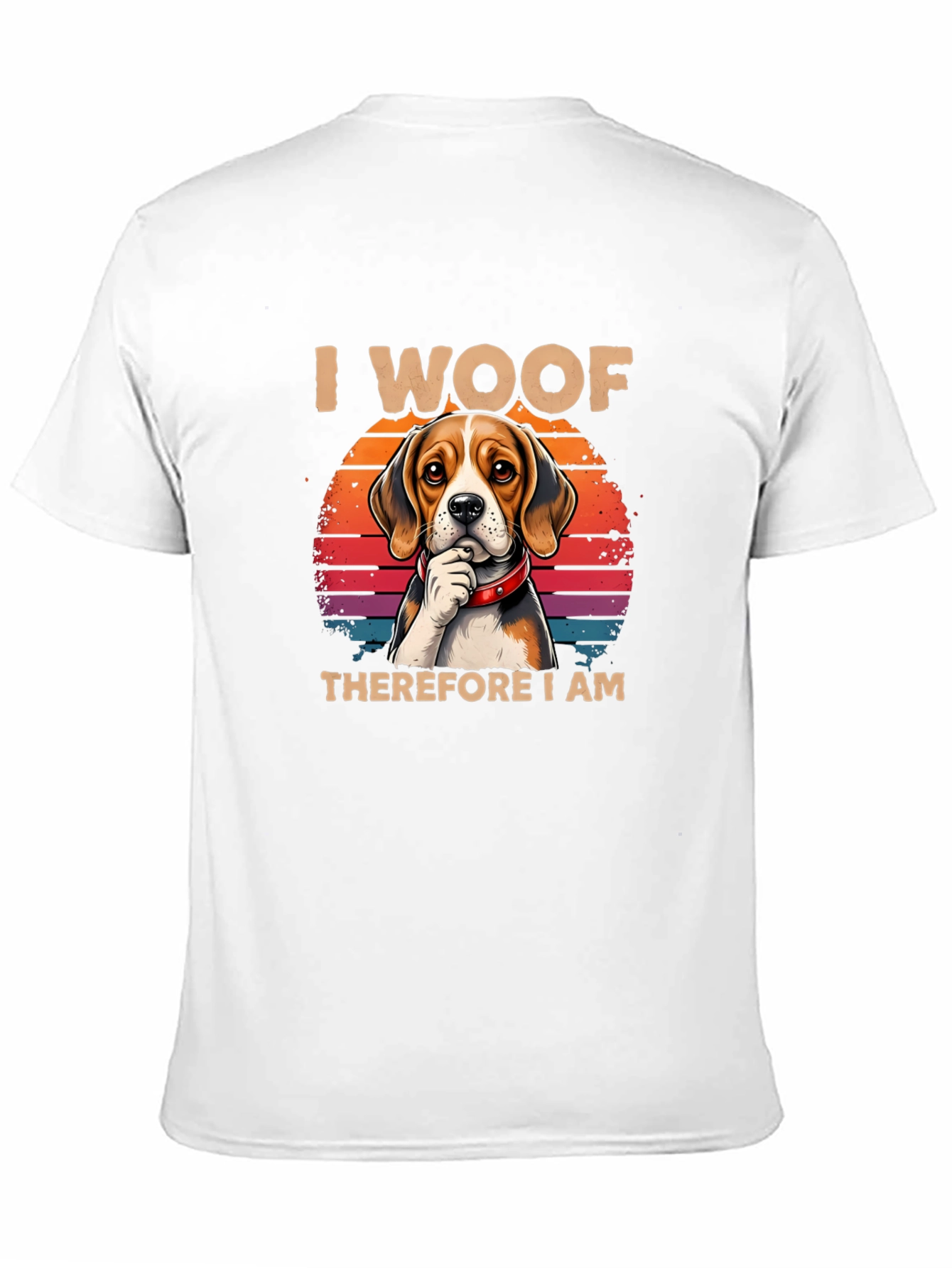 I Woof Therefore I Am Dog T-Shirt
