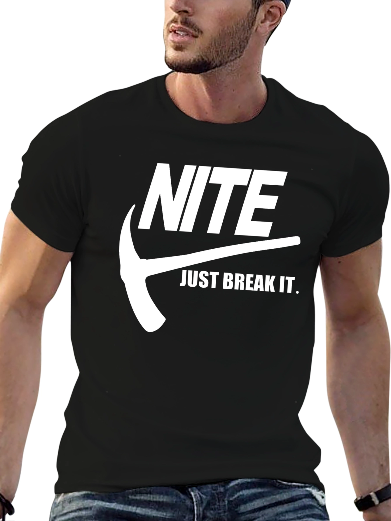 Nite Just Break It T-Shirt - Black
