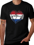 Holland Heart Flag T-Shirt Netherlands Pride