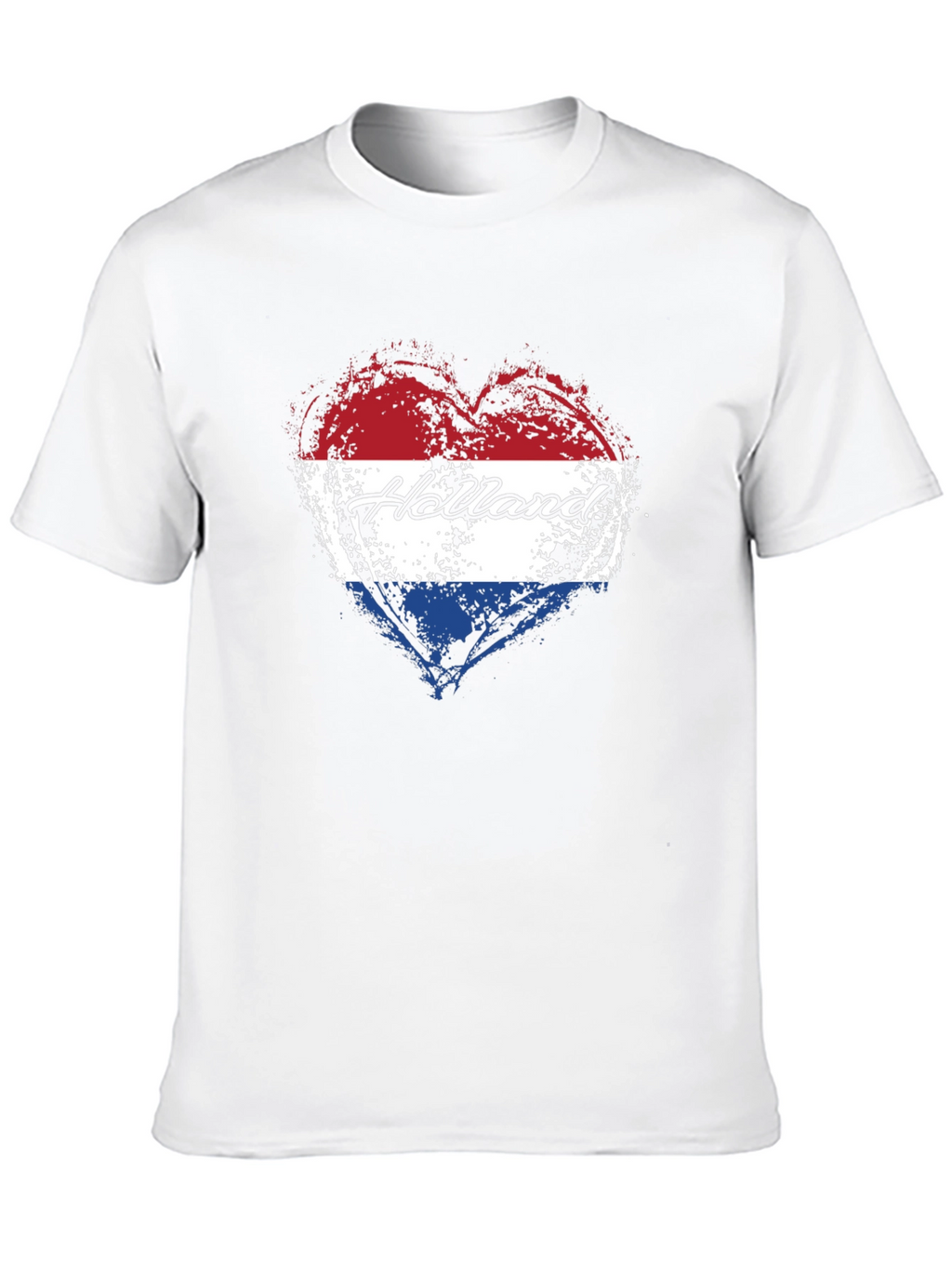 Holland Heart Flag T-Shirt Netherlands Pride