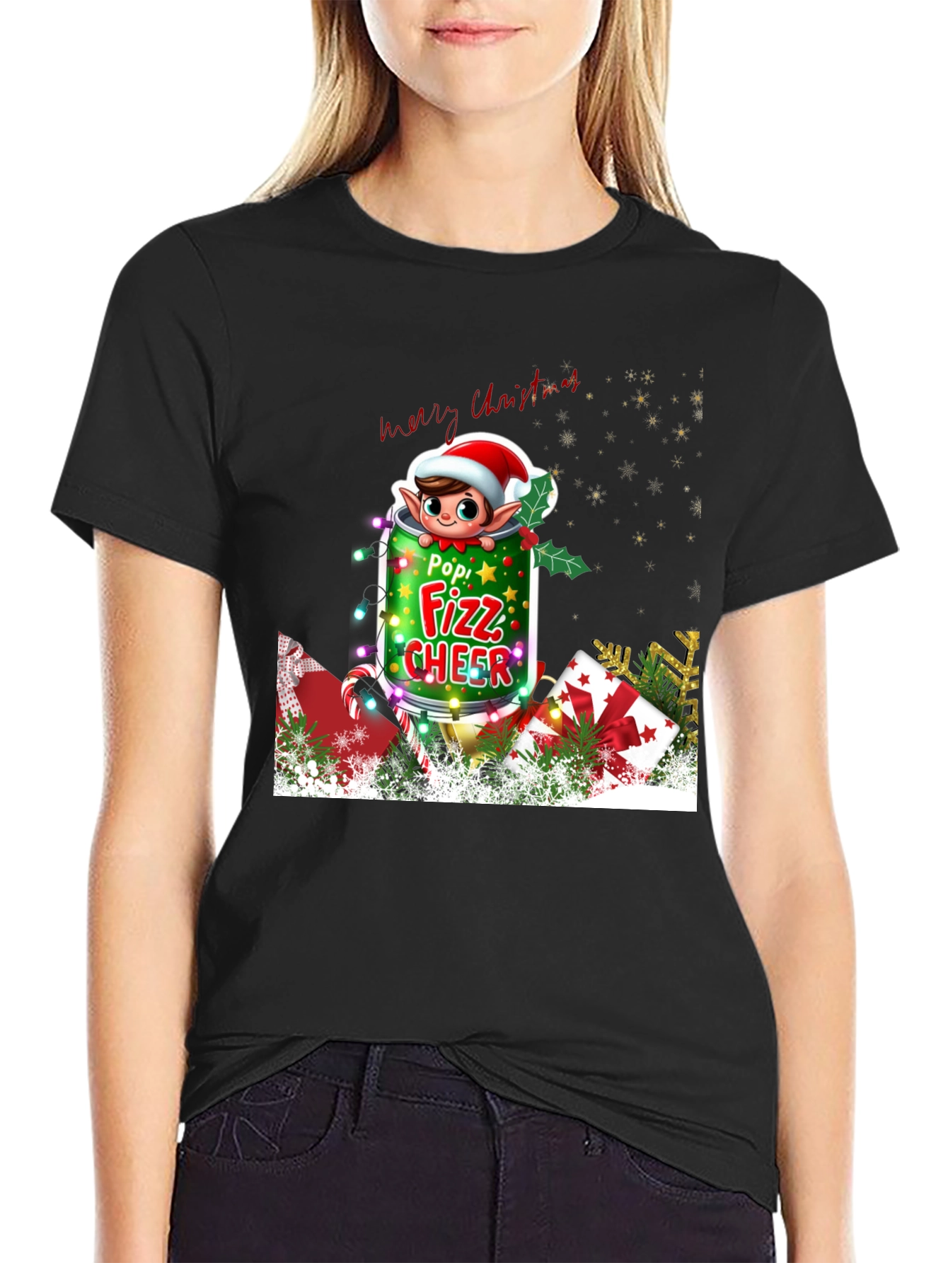 Festive Christmas Elf T-Shirt