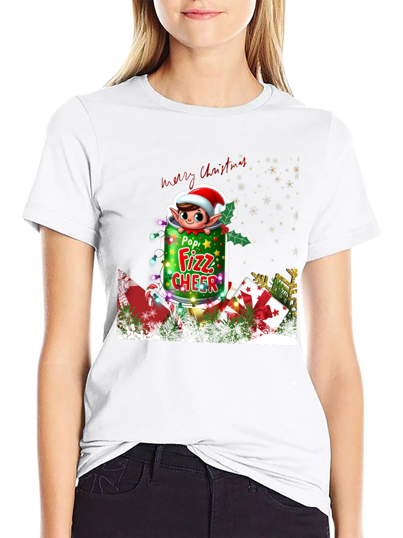 Festive Christmas Elf T-Shirt