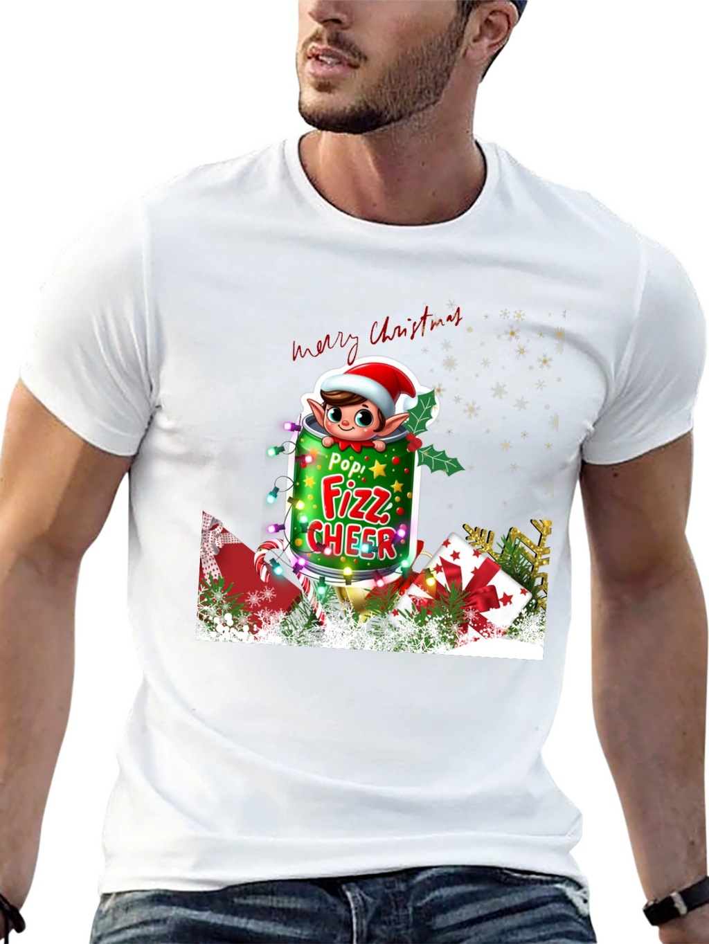 Festive Christmas Elf T-Shirt
