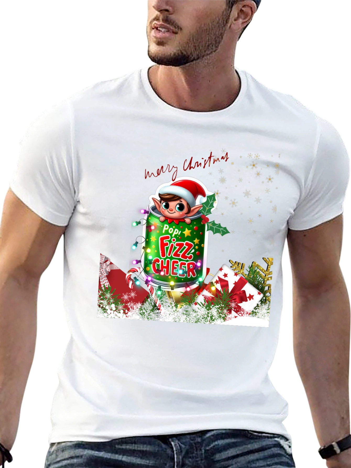 Festive Christmas Elf T-Shirt
