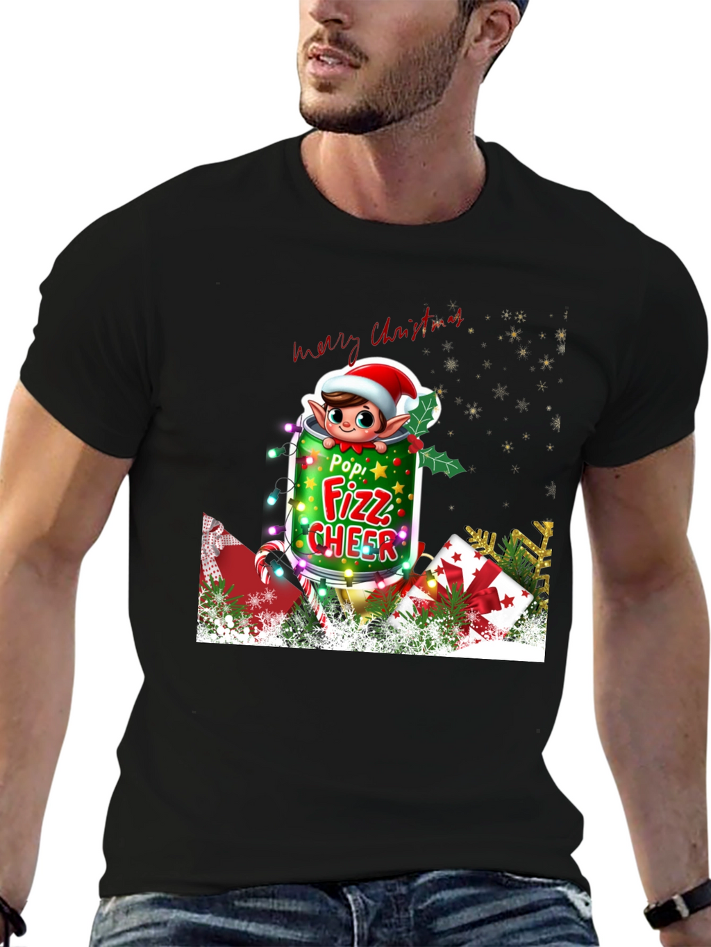 Festive Christmas Elf T-Shirt