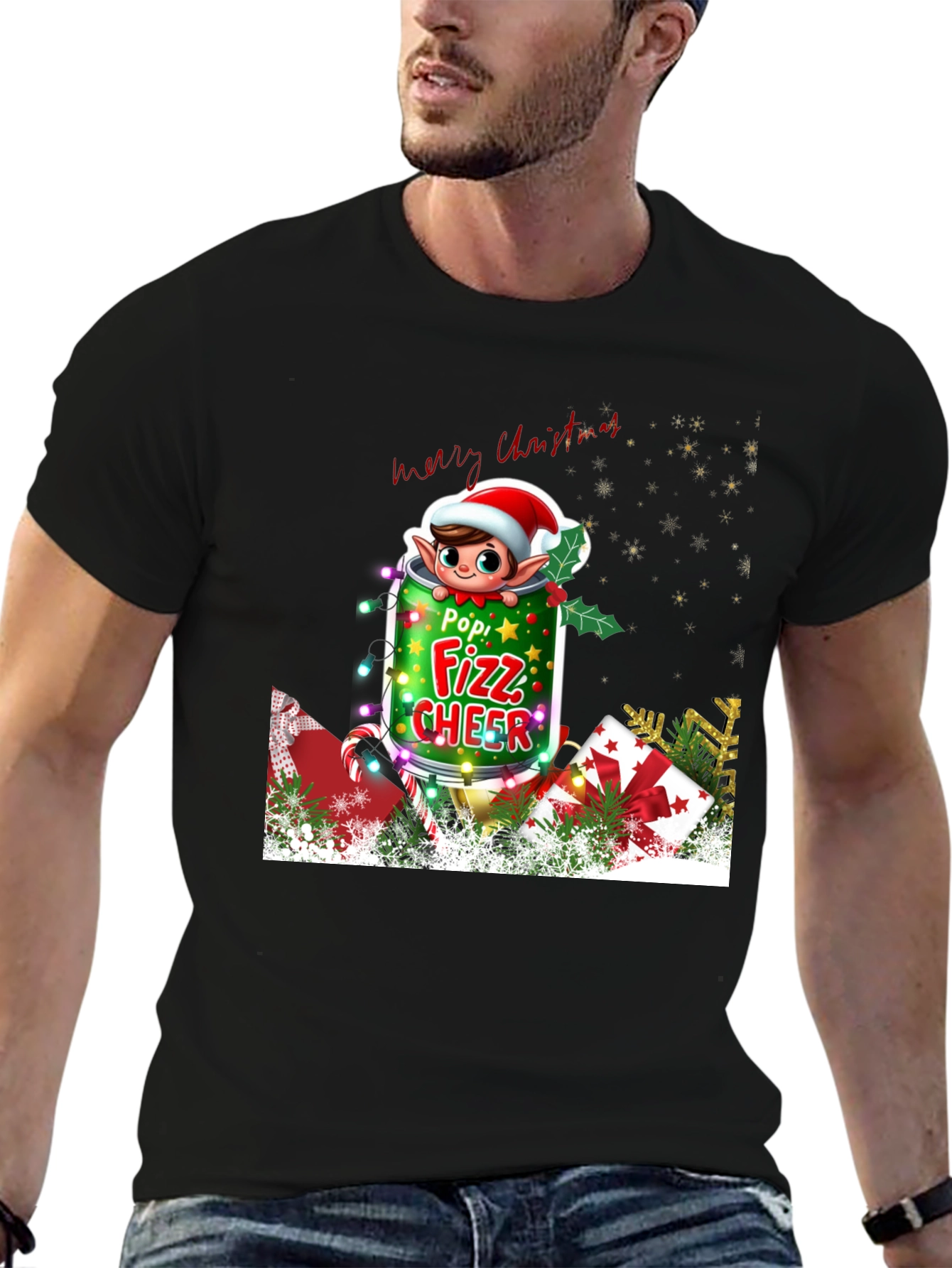 Festive Christmas Elf T-Shirt