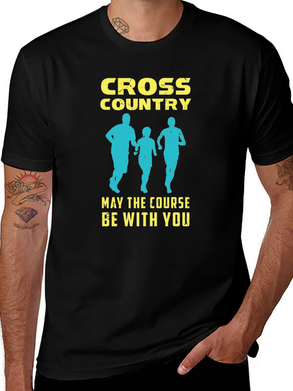 Cross Country Running Graphic T-Shirt