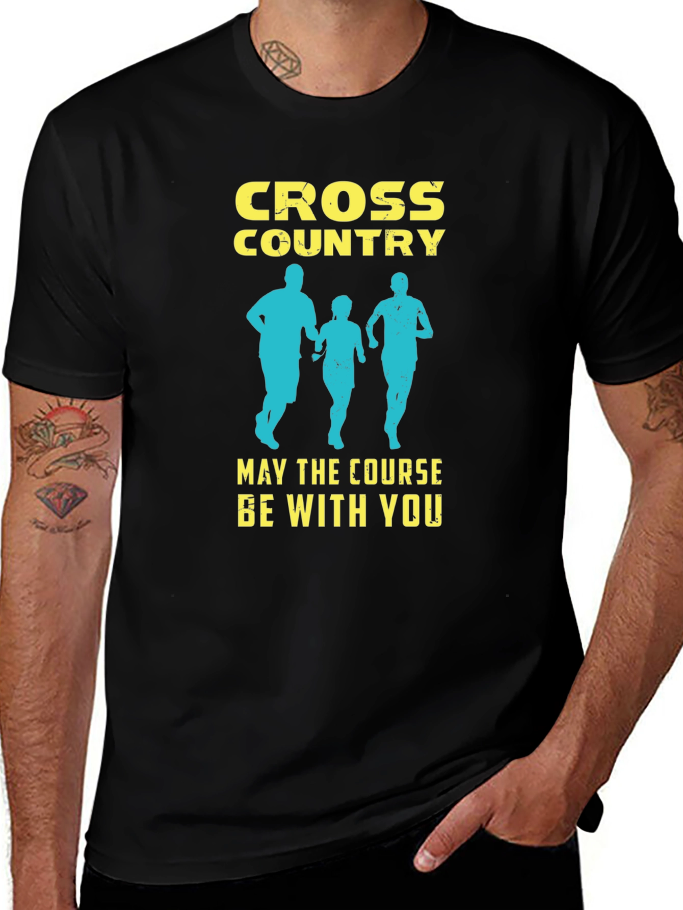 Cross Country Running Graphic T-Shirt