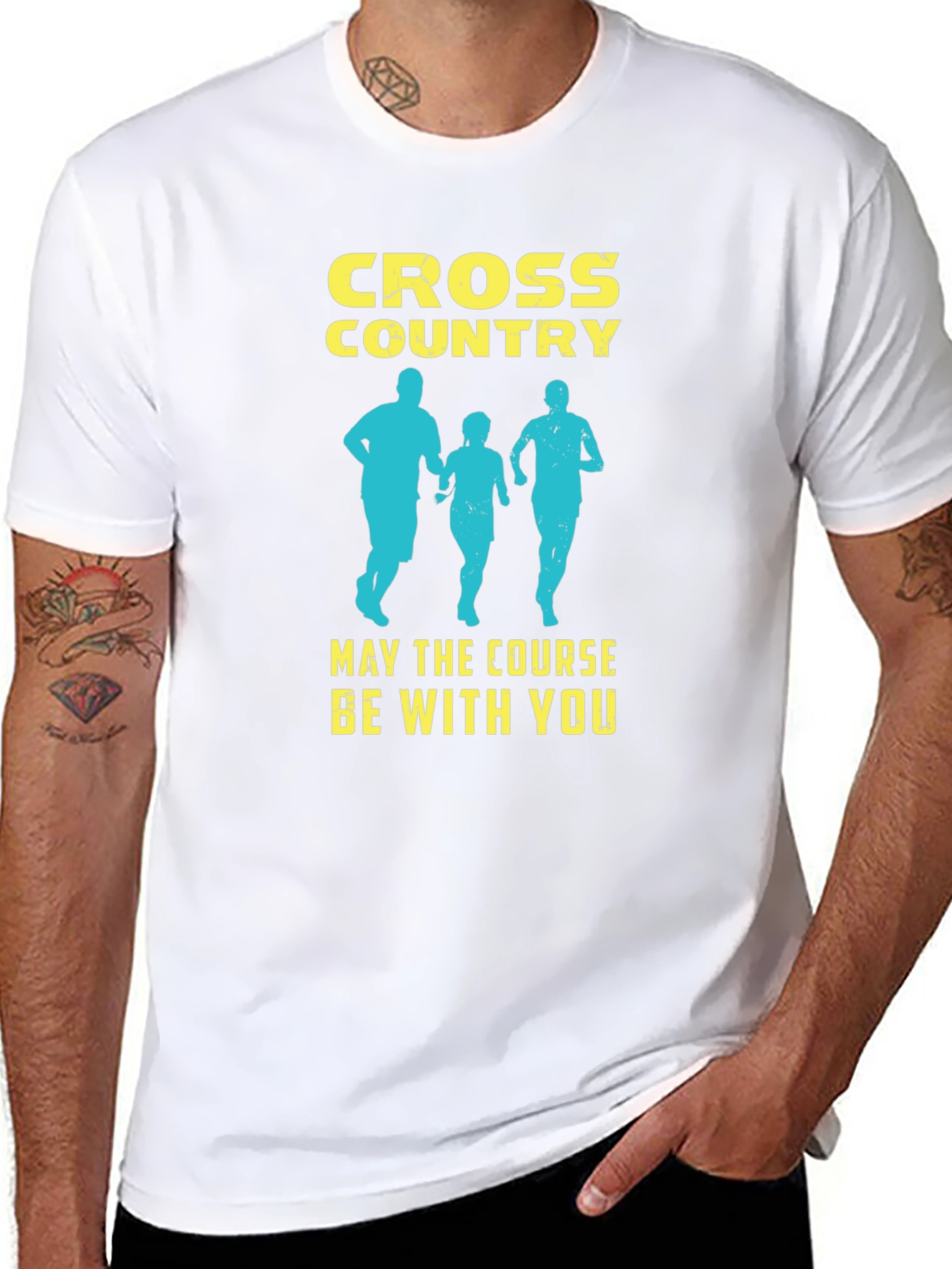 Cross Country Running Graphic T-Shirt