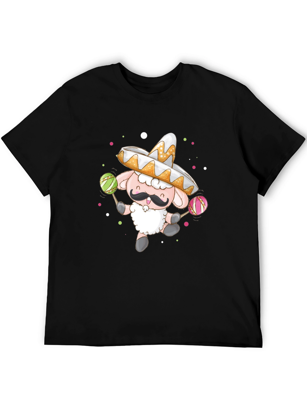 Fiesta Sheep T-Shirt - Playful Cinco de Mayo Style