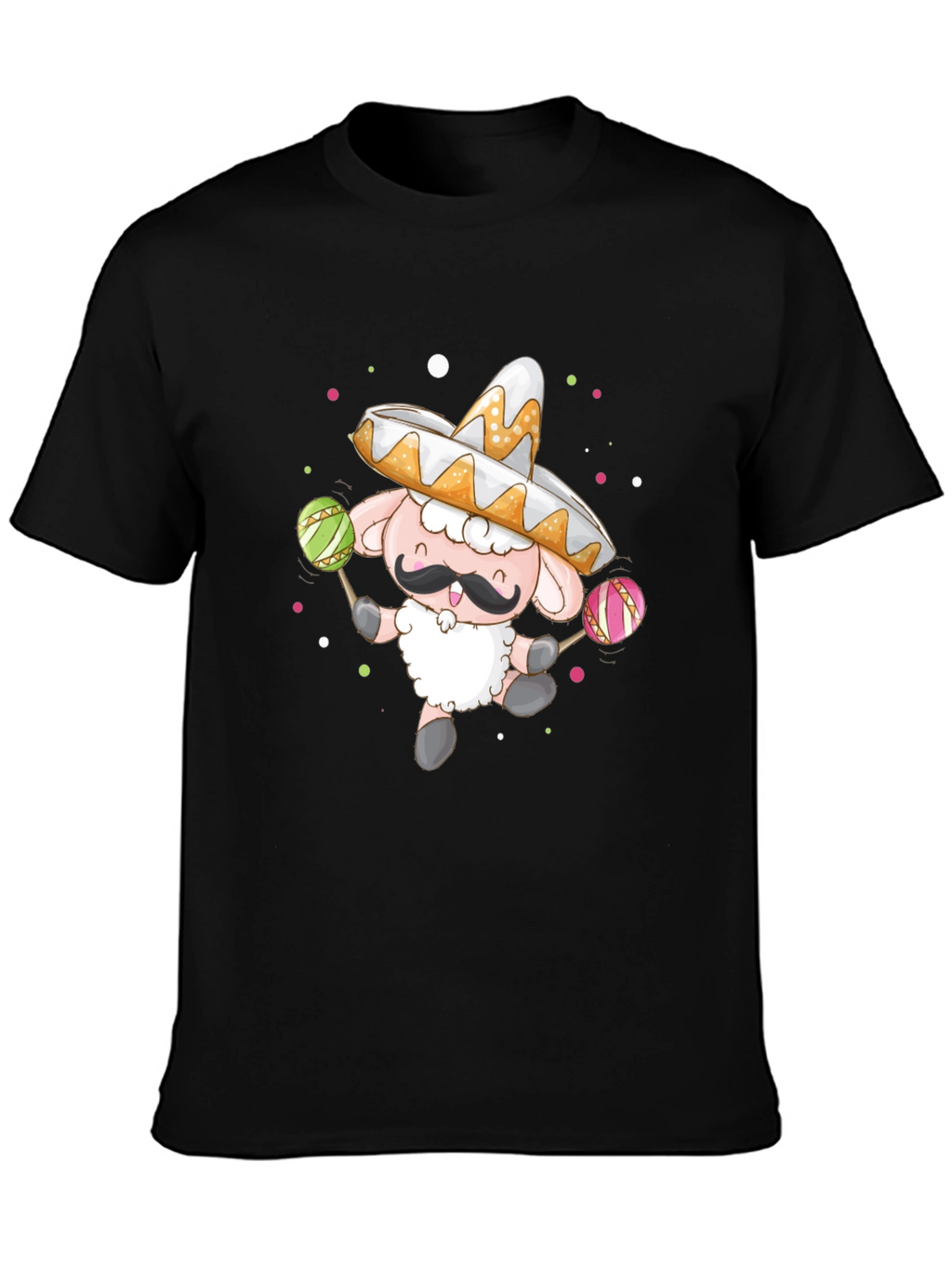 Fiesta Sheep T-Shirt - Playful Cinco de Mayo Style