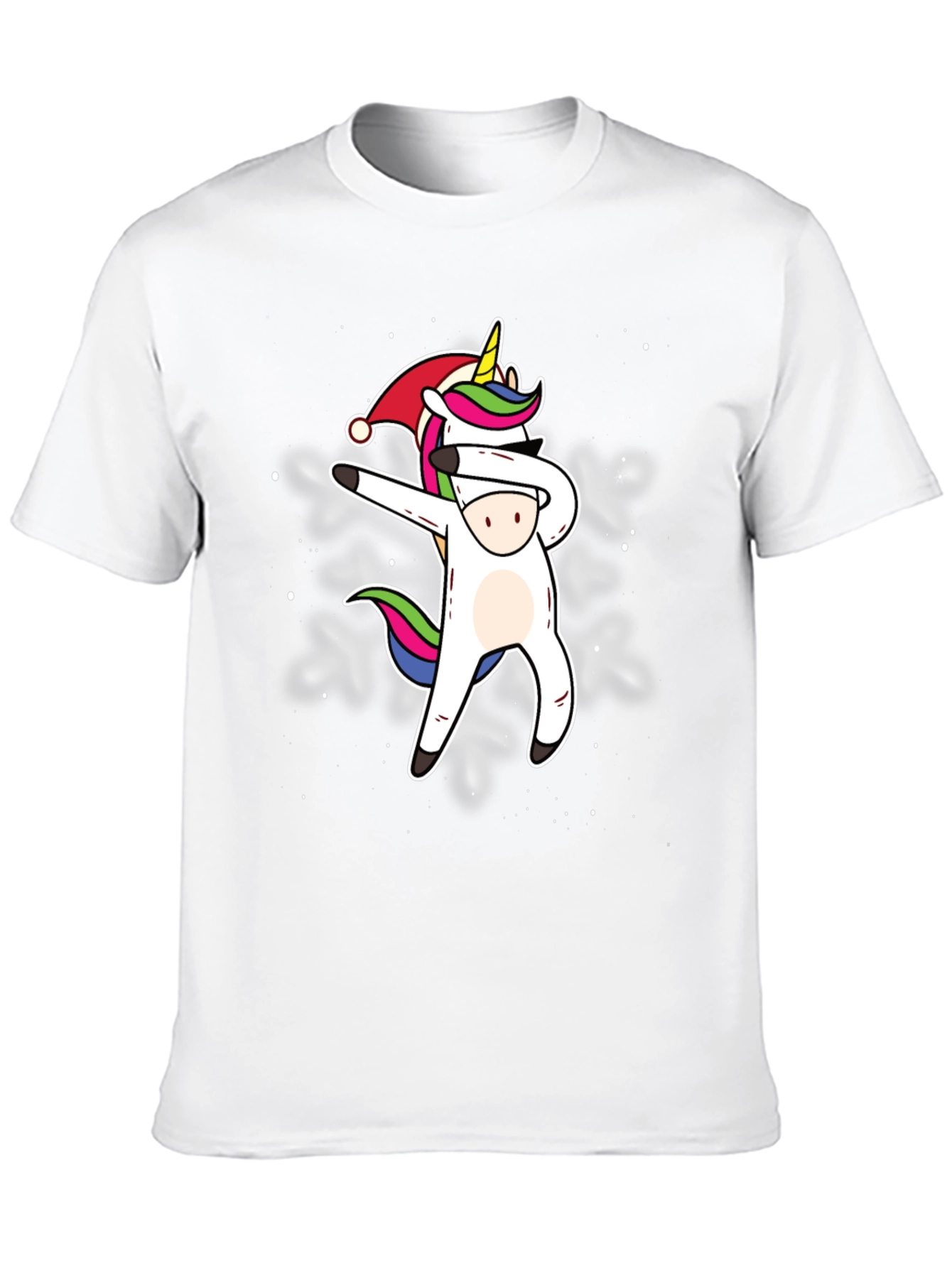 Dabbing Unicorn Christmas T-Shirt