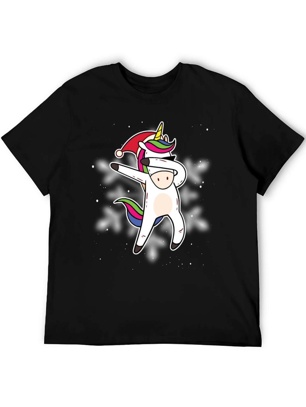 Dabbing Unicorn Christmas T-Shirt