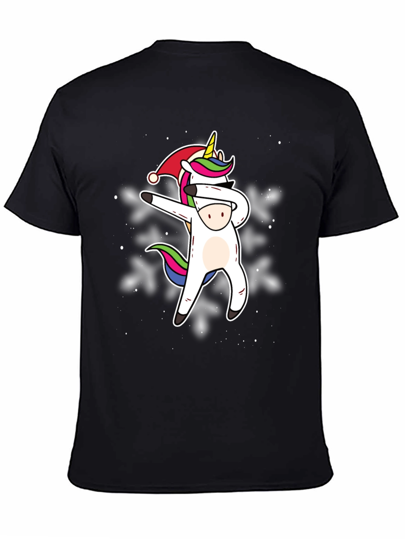 Dabbing Unicorn Christmas T-Shirt