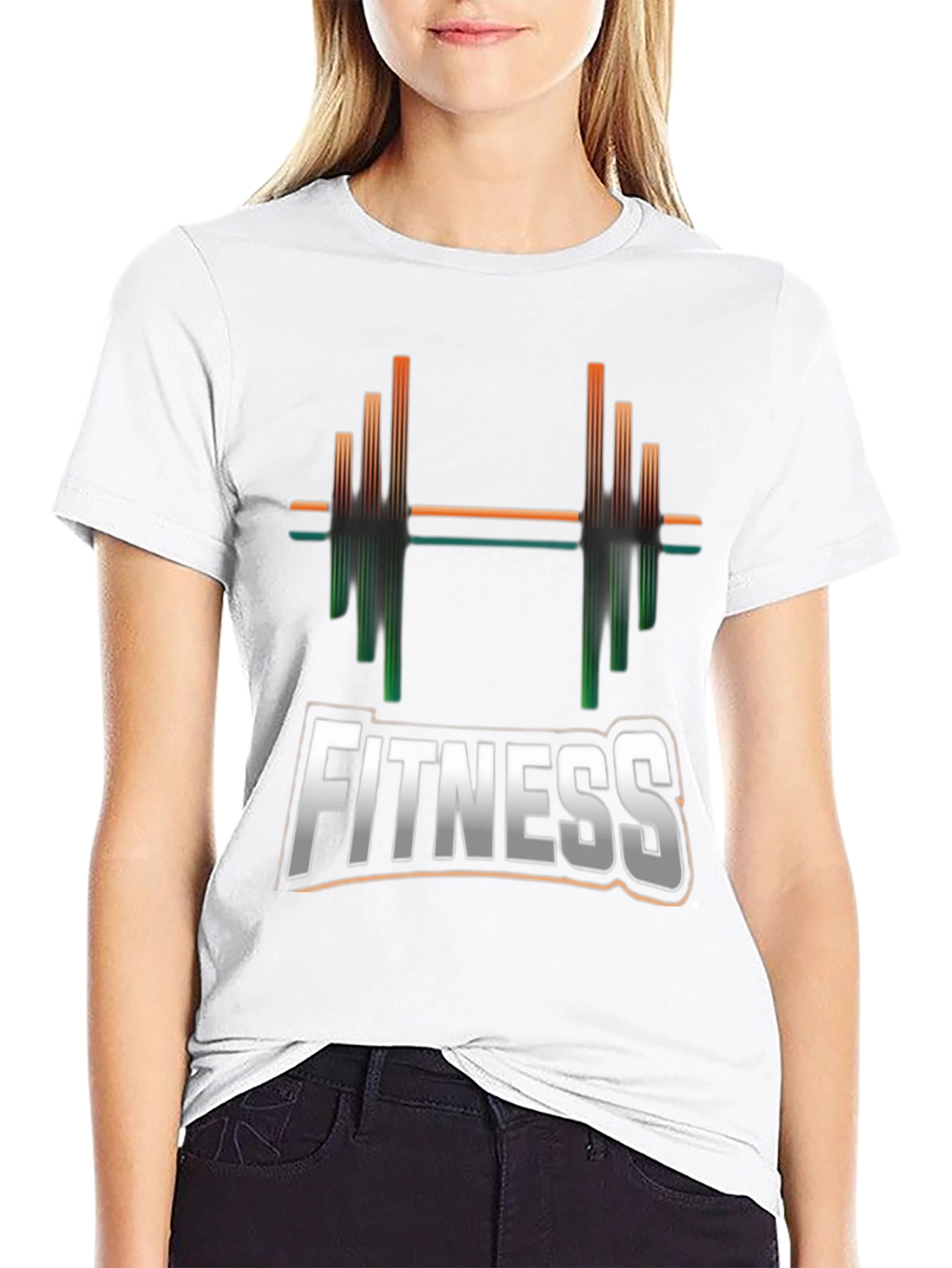 Fitness Graphic Black T-Shirt