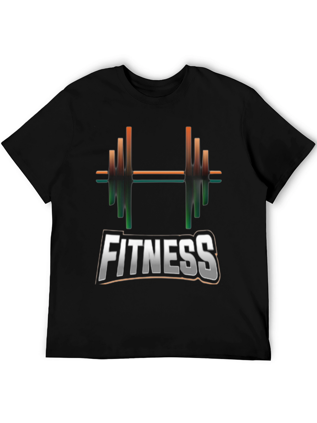 Fitness Graphic Black T-Shirt
