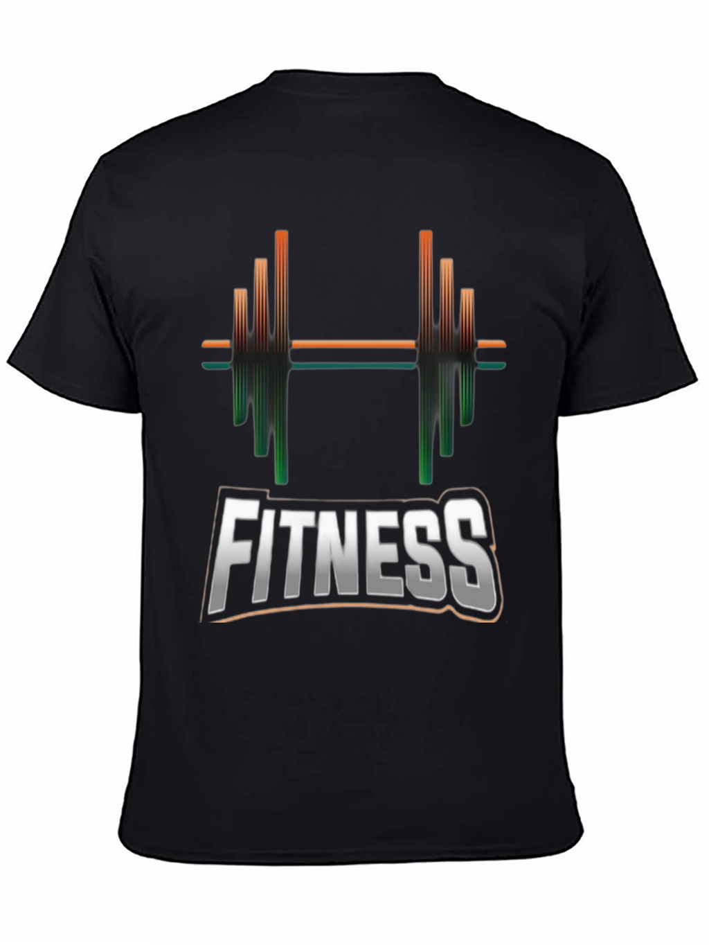 Fitness Graphic Black T-Shirt