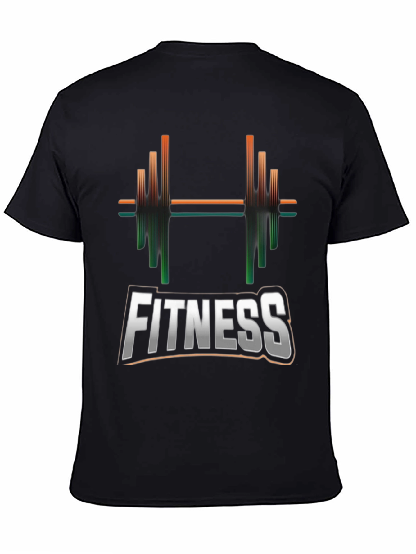 Fitness Graphic Black T-Shirt