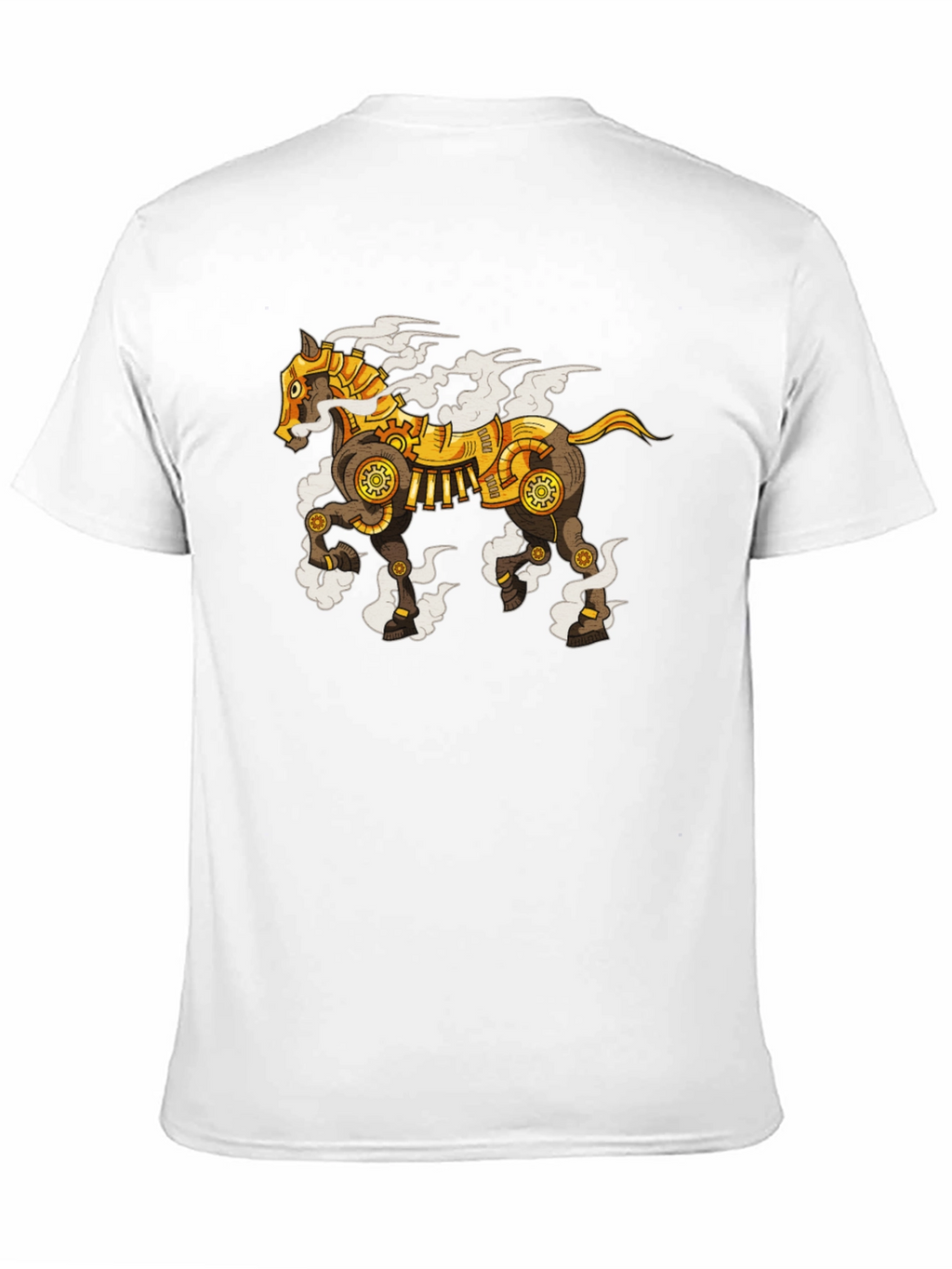 Steampunk Horse Graphic T-Shirt - Unique Design