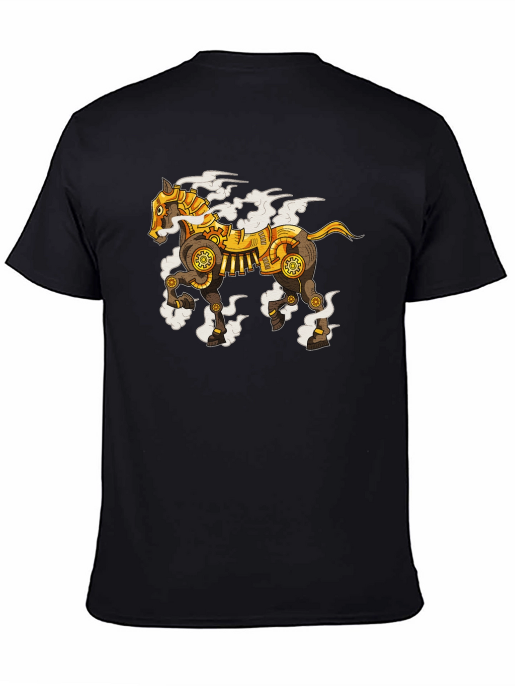 Steampunk Horse Graphic T-Shirt - Unique Design