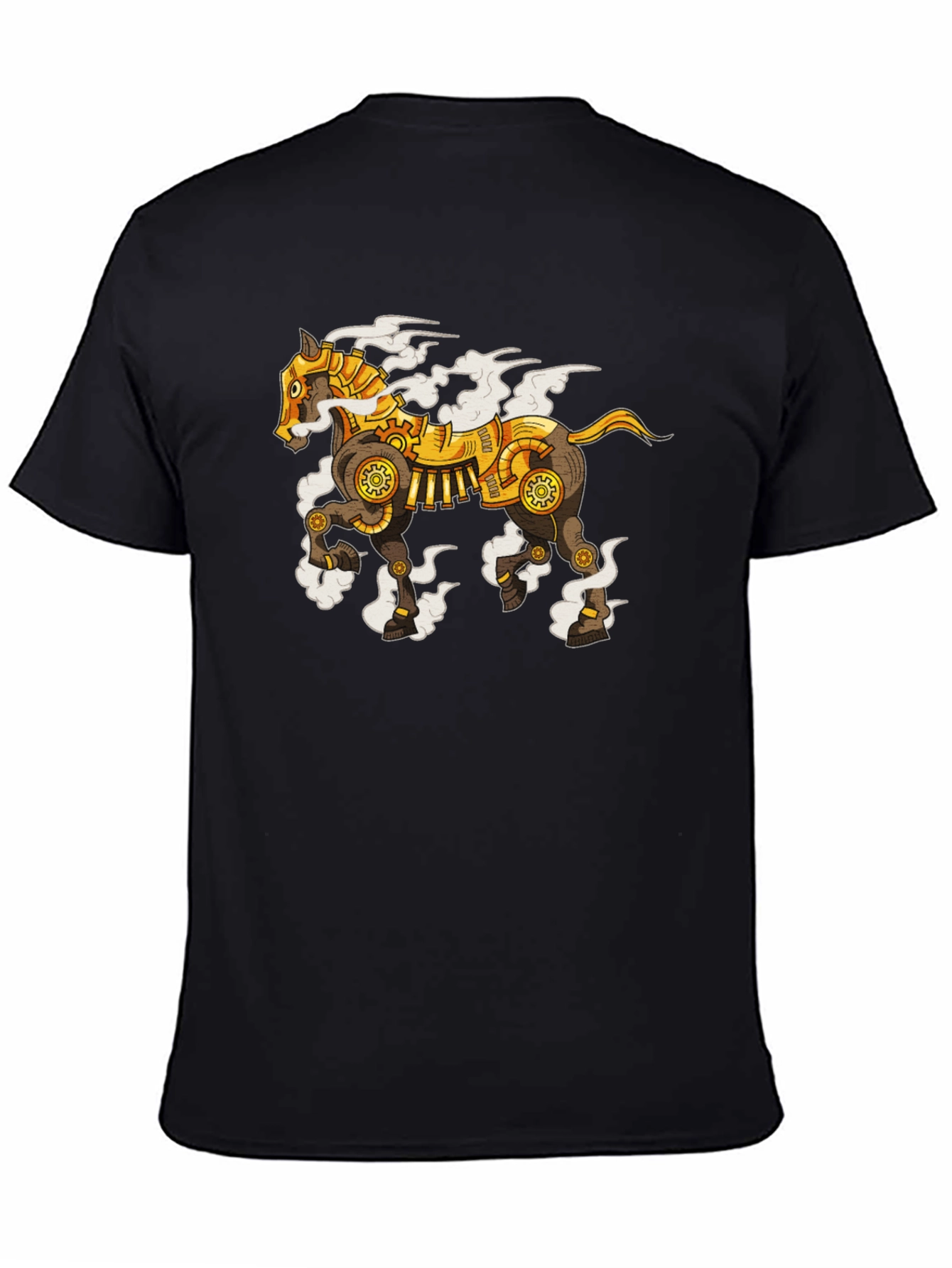 Steampunk Horse Graphic T-Shirt - Unique Design