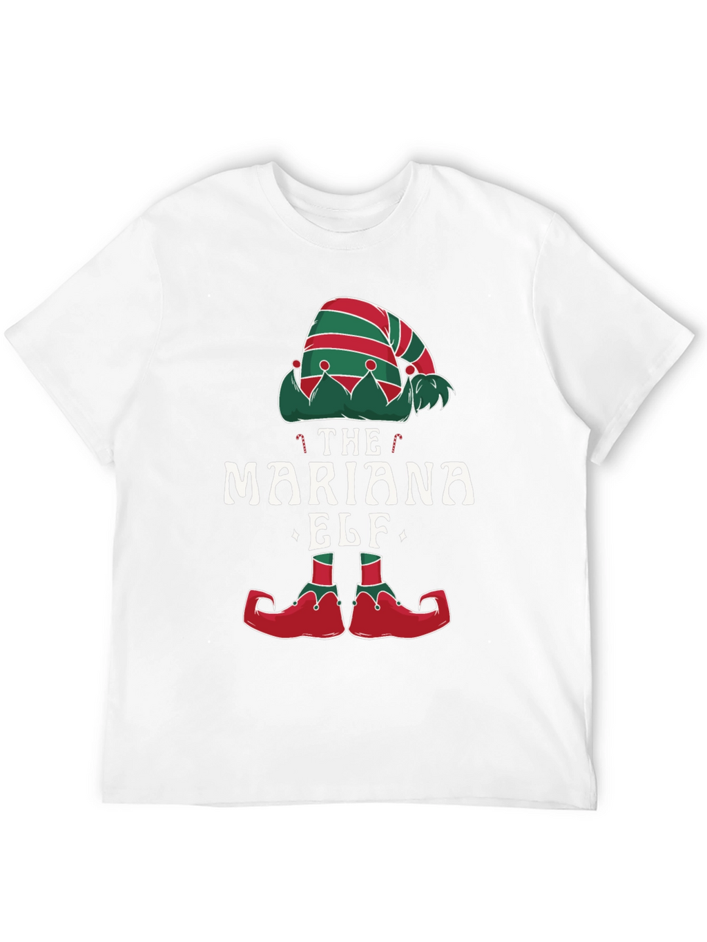 The Mariana Elf Christmas Graphic T-Shirt