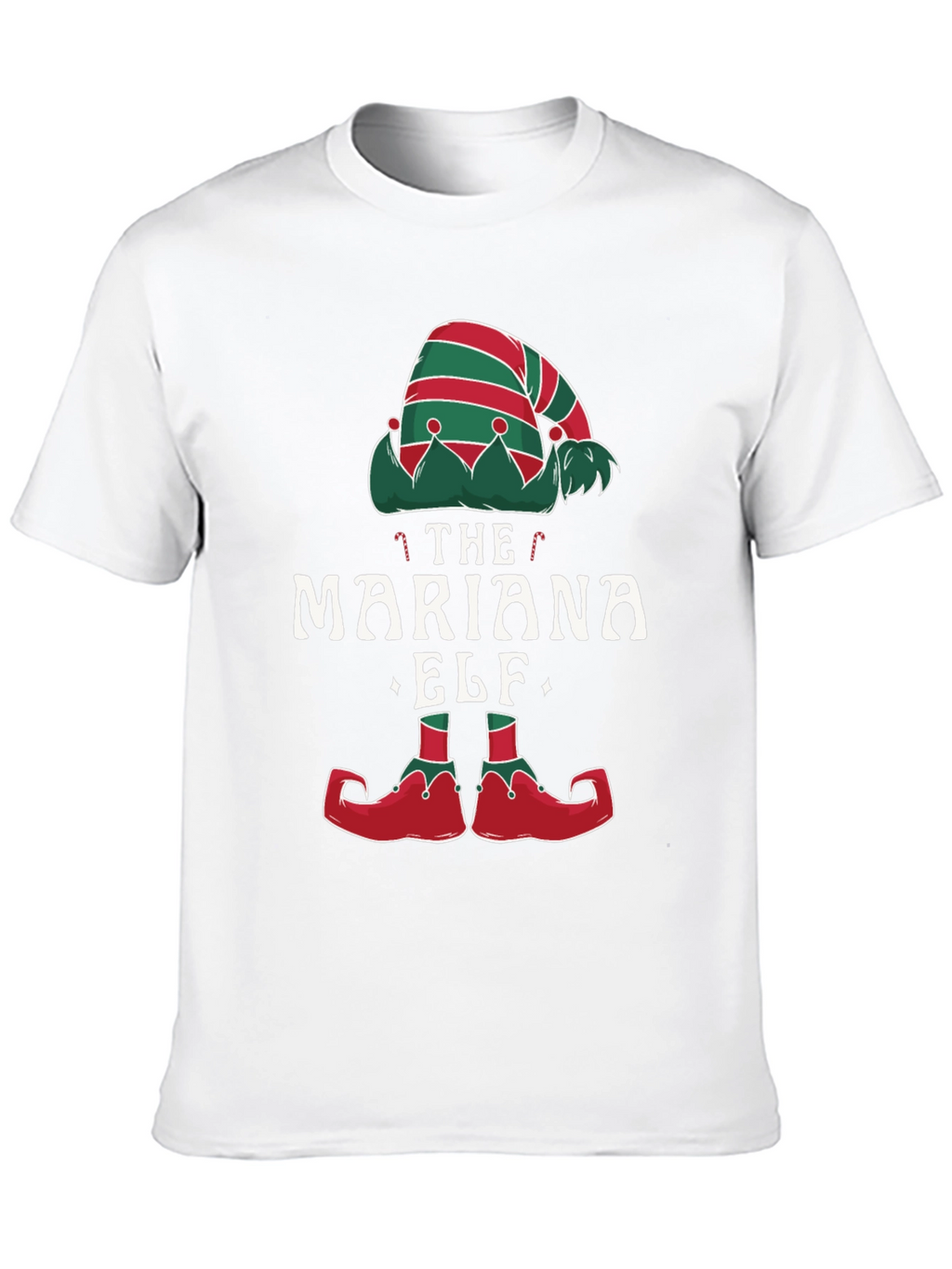 The Mariana Elf Christmas Graphic T-Shirt