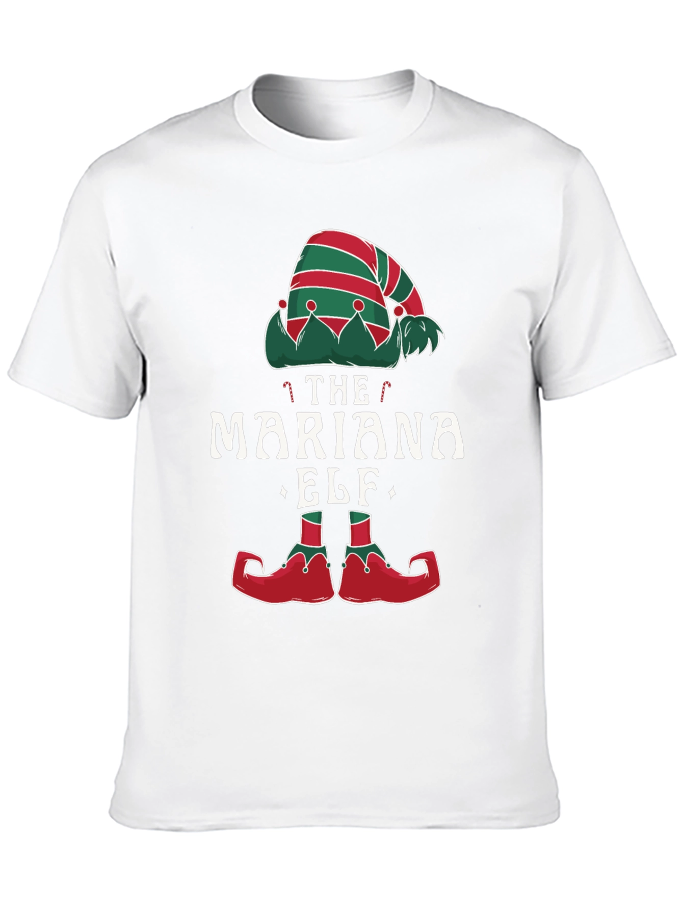 The Mariana Elf Christmas Graphic T-Shirt