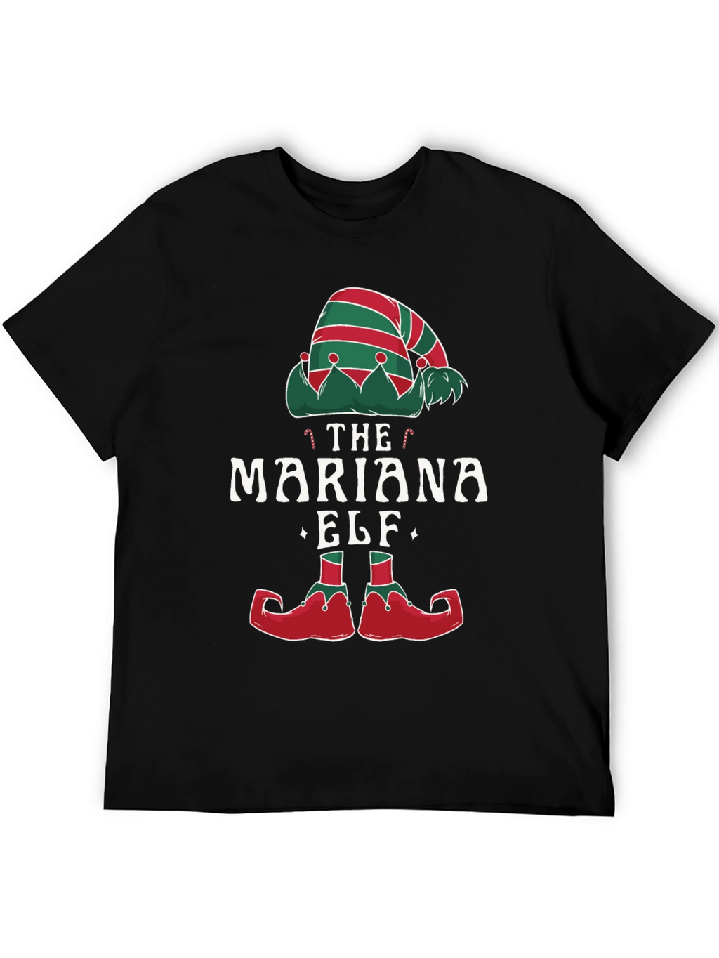 The Mariana Elf Christmas Graphic T-Shirt