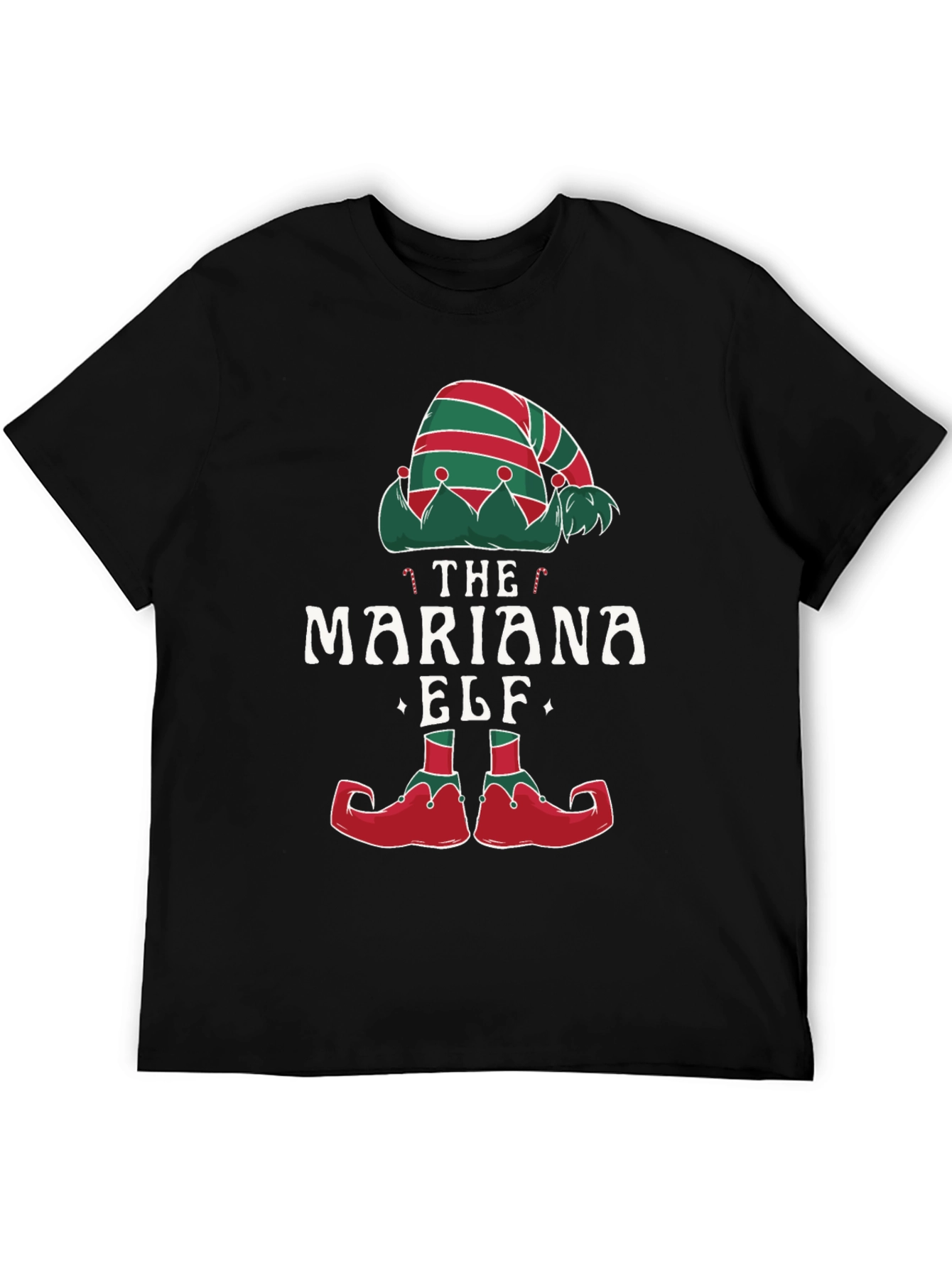 The Mariana Elf Christmas Graphic T-Shirt