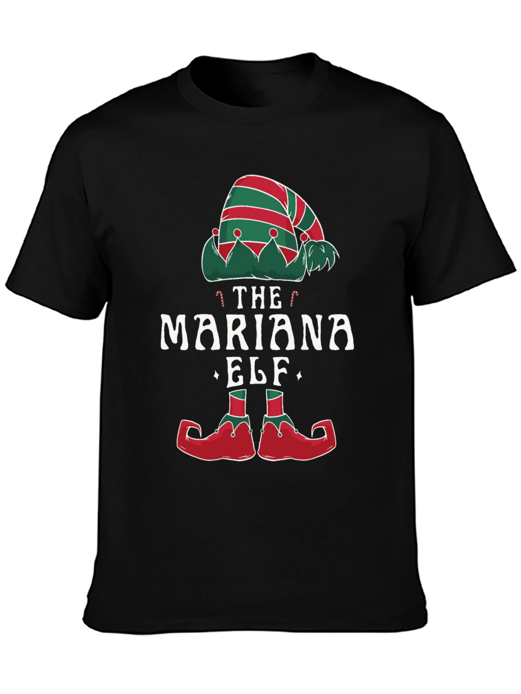 The Mariana Elf Christmas Graphic T-Shirt